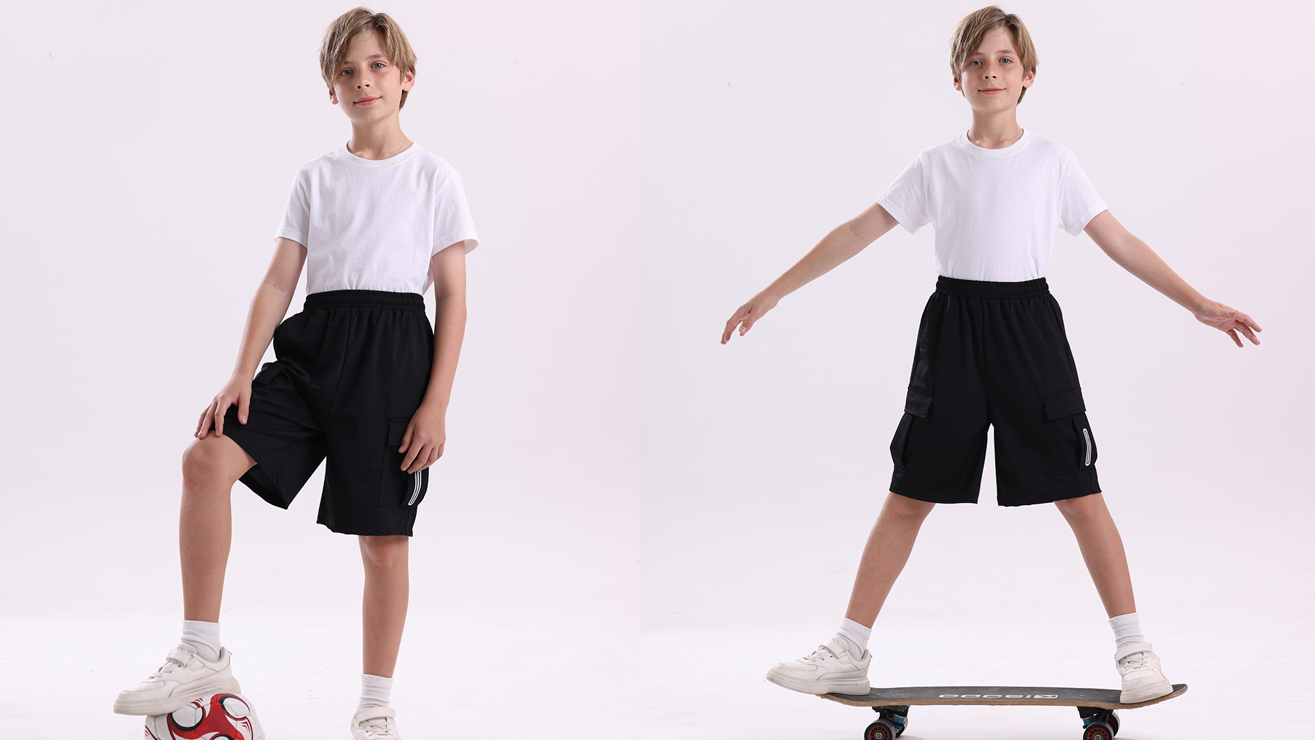 Pantaloncini Estivi In Jersey Kids4ever Per Bambino – Leggeri Con Tasche E Cintura Regolabile (5-14 Anni)
