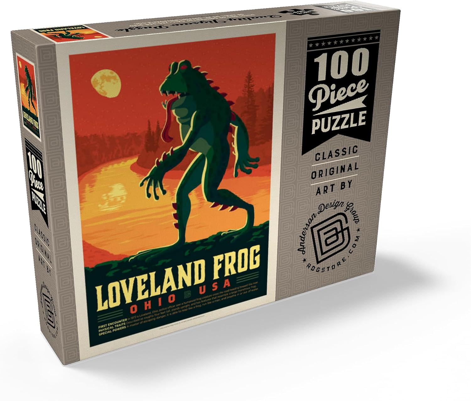 MyPuzzle Mythical Creatures: Loveland Frog - Premium 100 Piece Jigsaw Puzzle for Adults