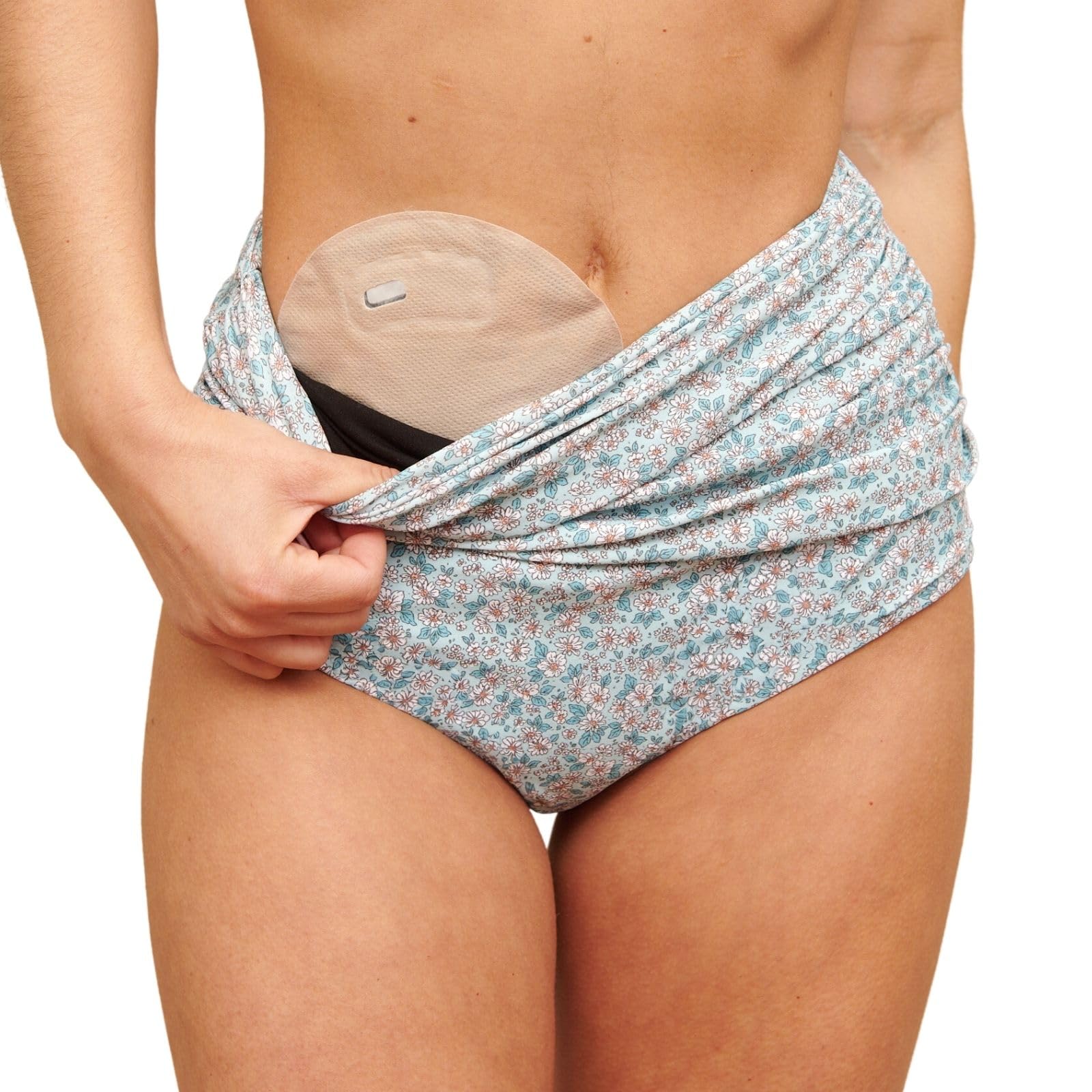 SIIL Ostomy Bag Covers for Women - Swimwear - Colostomy bag covers - Compatible W/all Ostomy bags - Made in Europe (XXL)
