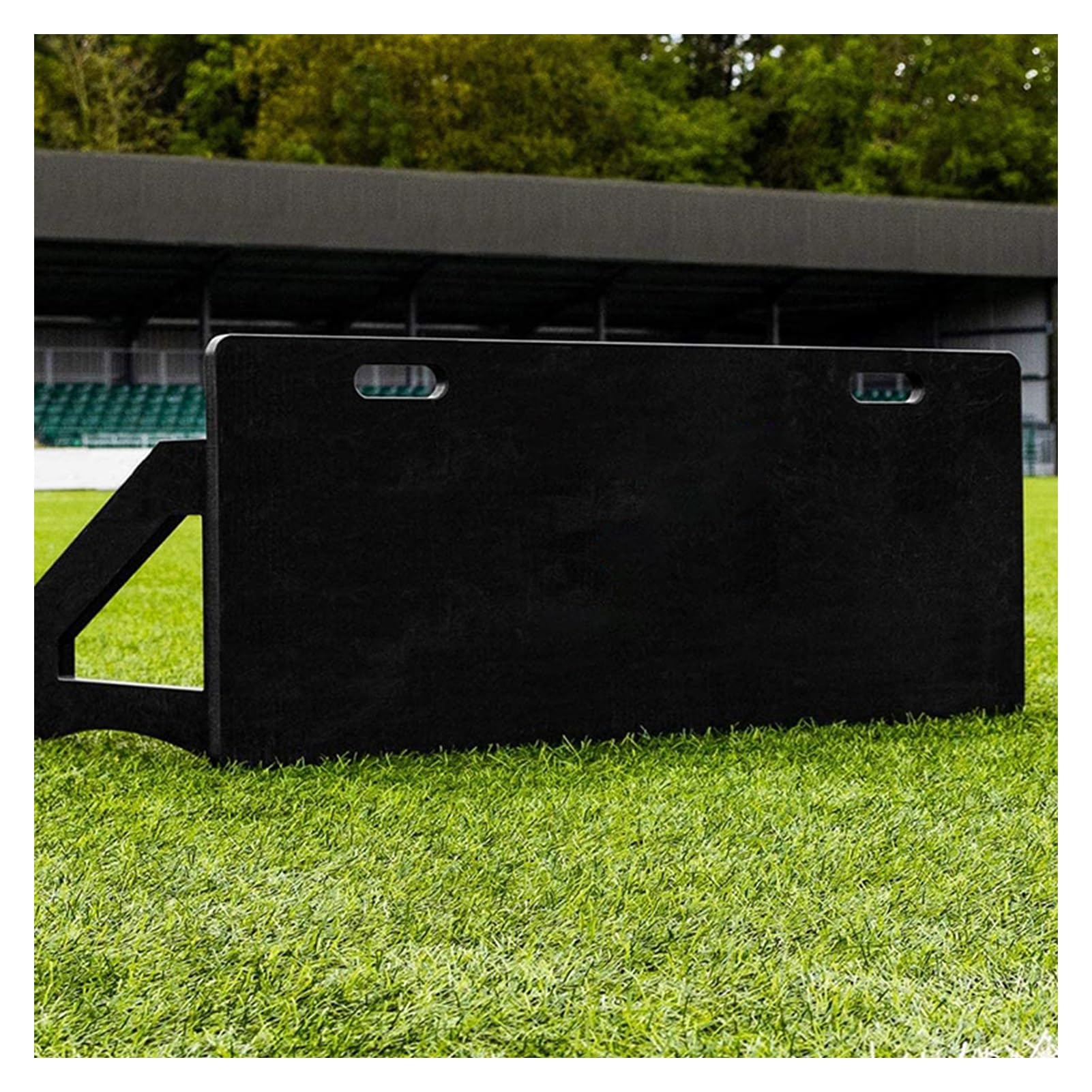Gykozy Black Heavy Duty Soccer Training Equipment - Soccer Rebound Board Trainer, Sports Soccer Return Ramp/Soccer Passing Wall, For Adults Ball Passing And Bounce