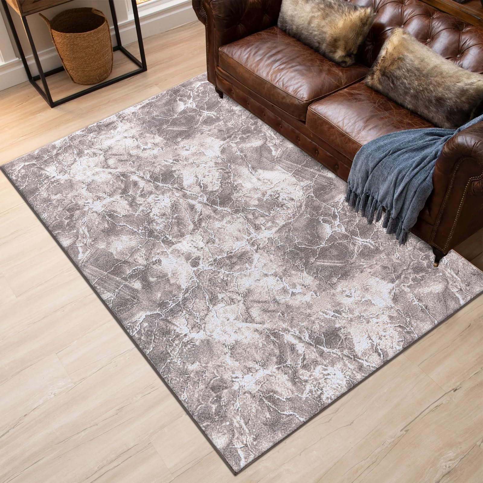 renoazul® Carpet Runners for Hallways Non-Slip Long & Wide Heavy-Duty Plain | 80 x 300 cm Super Absorbent Indoor Stair Carpet and Kitchen Anti-slip Floor Mats - Greeky Rug - Grey & Black — view 119