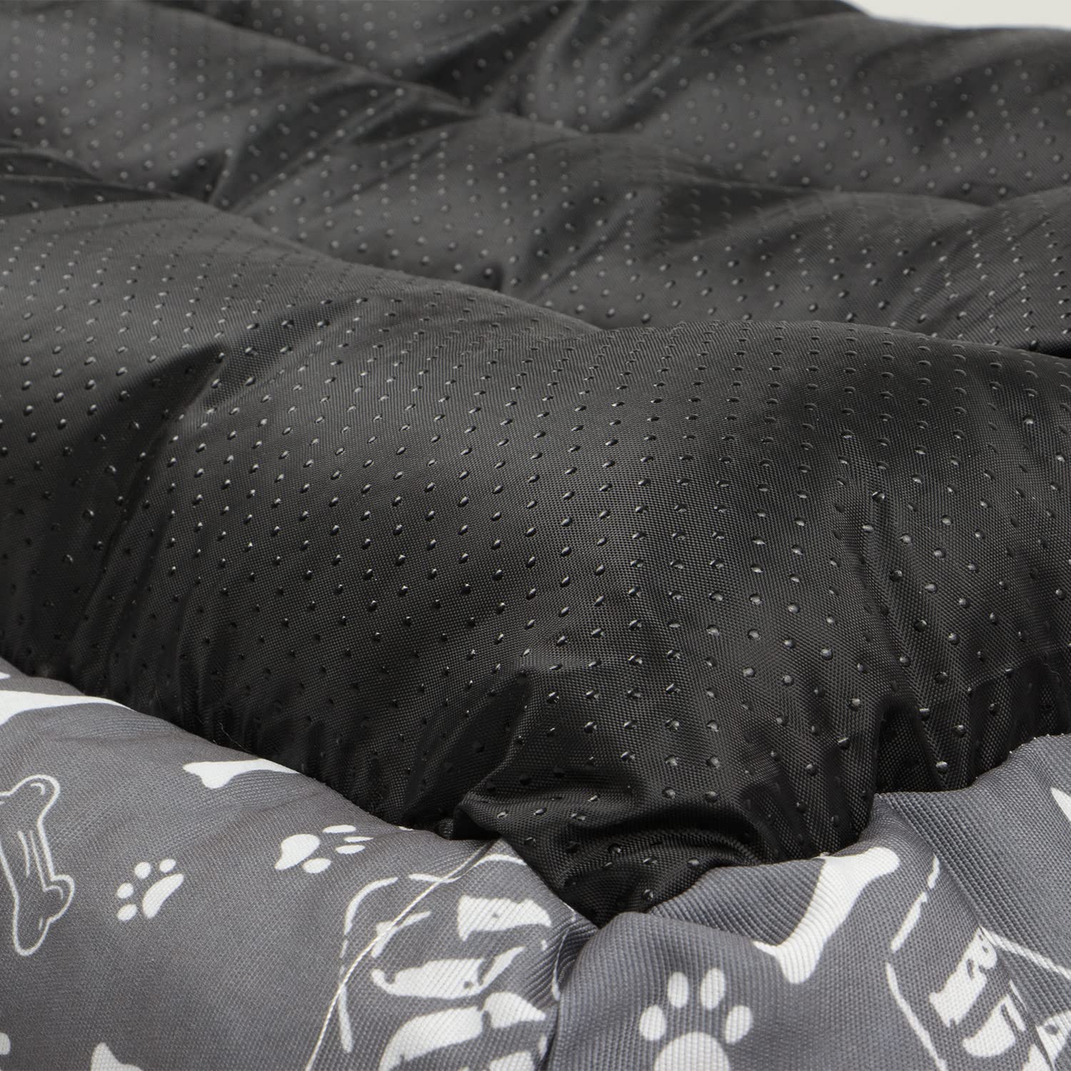 TIENDA EURASIA - Cama de Perro, Cama para Perros Grandes, Medianos y Pequeños, Divertida Cama Perro de Poliester con Interior con Comodas Fibras de Algodon (80 x 60 cm)