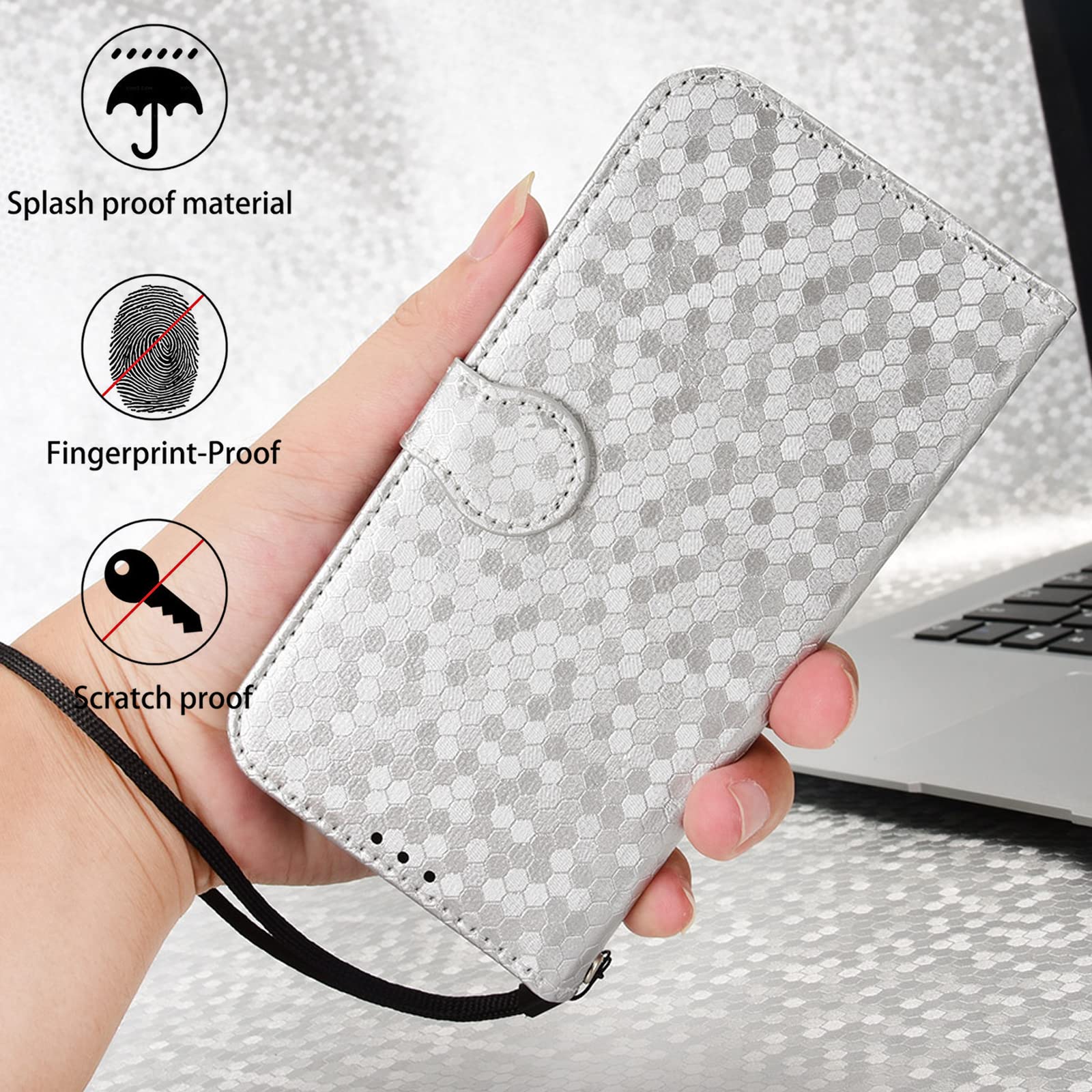 Coque pour Samsung Galaxy A16 4G / A16 5G, Etui Protection Housse Cuir PU Portefeuille, avec