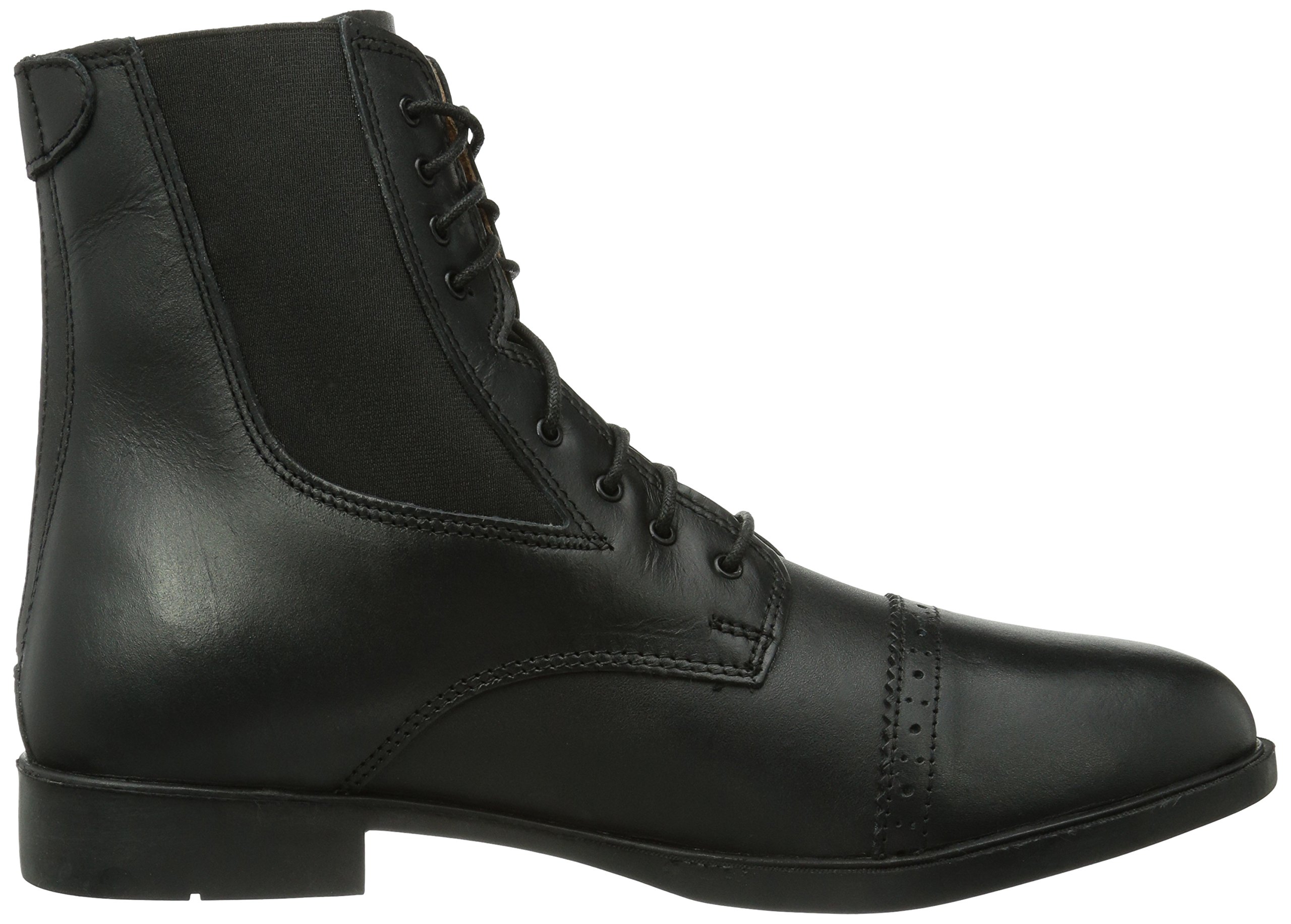 Kerbl Stivaletti stringati Monaco, Stivaletti in pelle per equitazione - Unisex adulti, Black, 45 EU