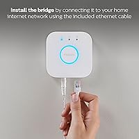 Vista 3 de Philips Hue Puente inteligente (Modelo Antiguo, compatible con Yaxa Alexa, Apple HomeKit y Google Assistant).