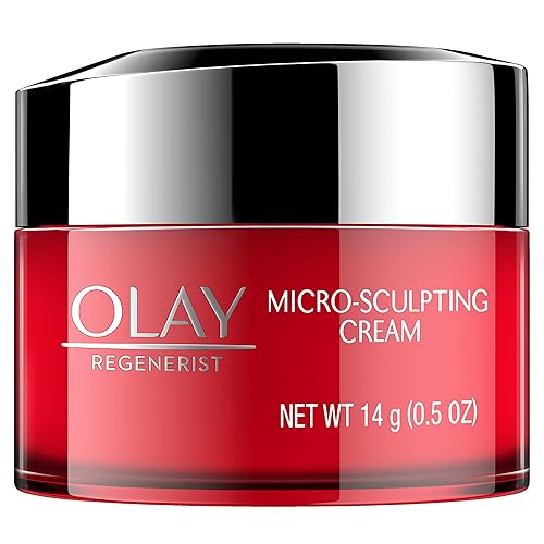 Olay Crema hidratante facial Regenerist Microescultora crema hidratante facial tamaño de prueba 05 onzas