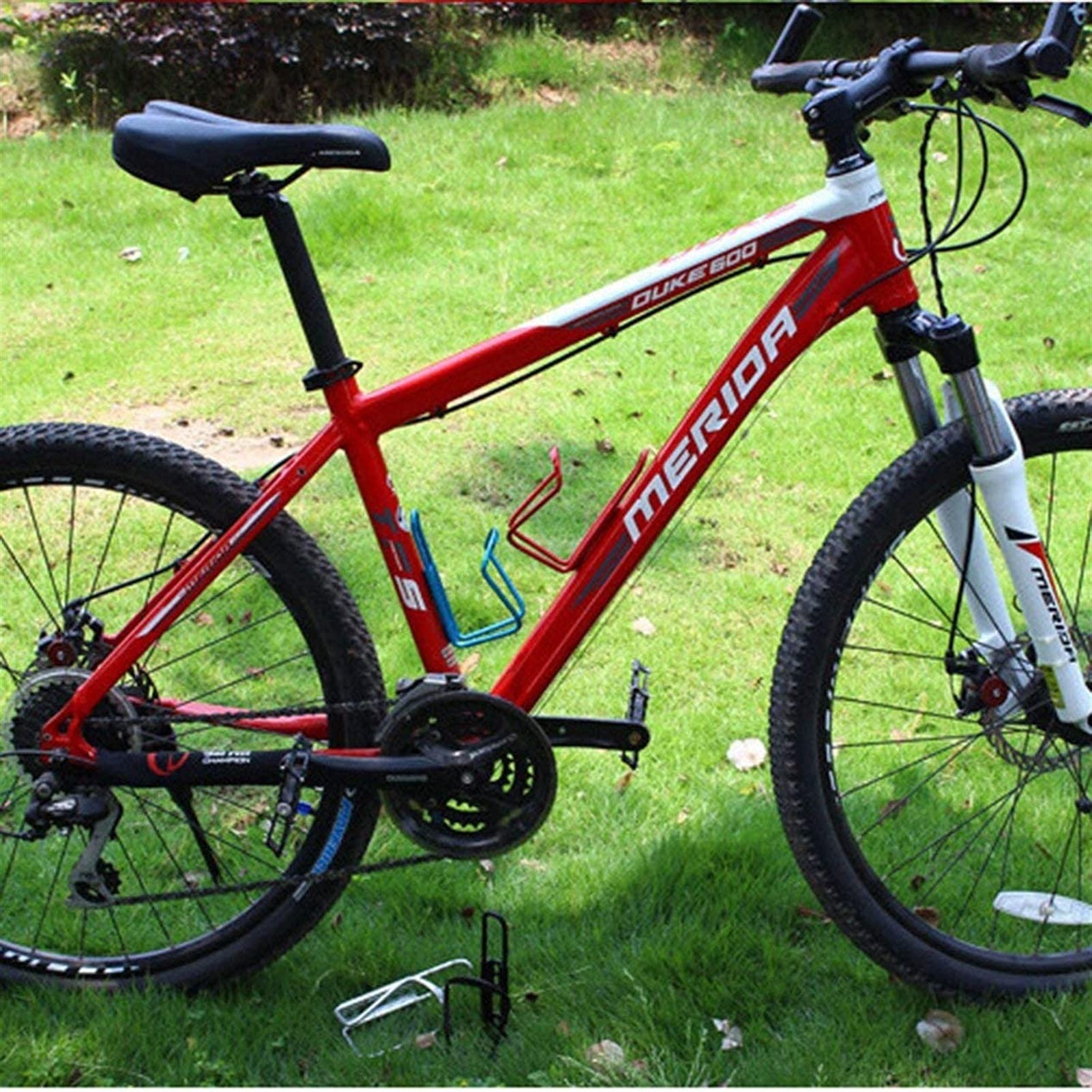 WJJ Fahrradflaschenkäfig, Road Mountainbike, Wasserbecherhalter, Flaschenkäfig, Reitausrüstung Zubehör, Universal-Flaschenkäfig (2 Stück) (Color : Black)