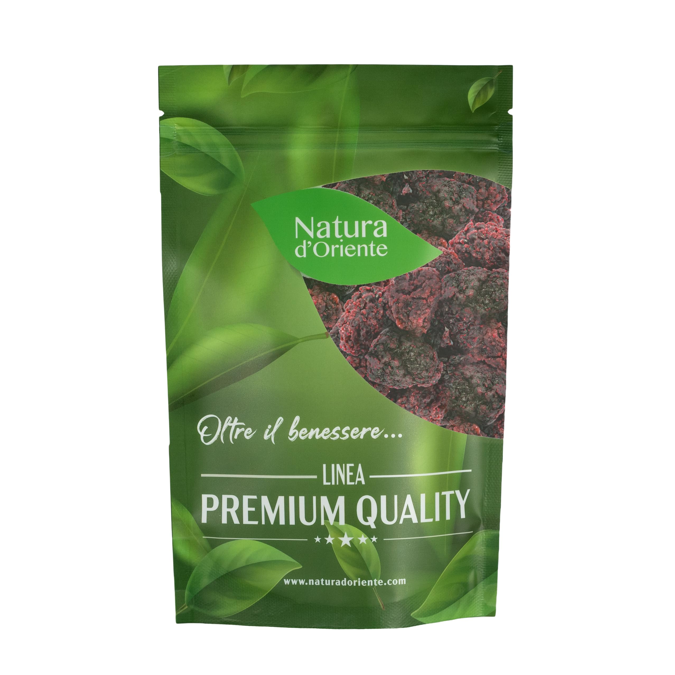 NATURA D’ORIENTE – More Disidratate Senza Zucchero, Ideali Per Snack e dolci - Frutta Secca – Senza Conservanti e Coloranti - 500g