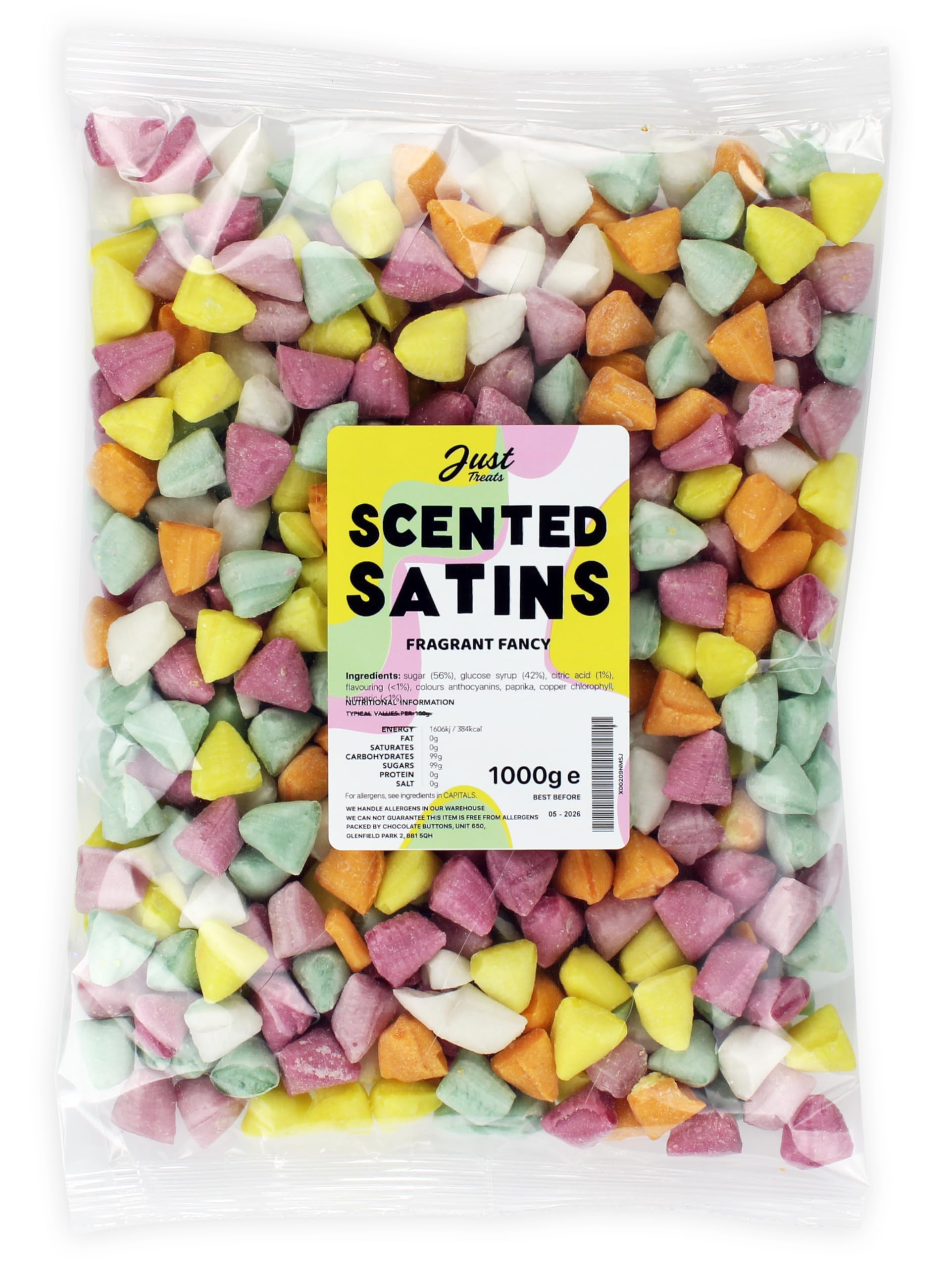 Just Treats Just Treats Scented Satins 1kg Party Bag