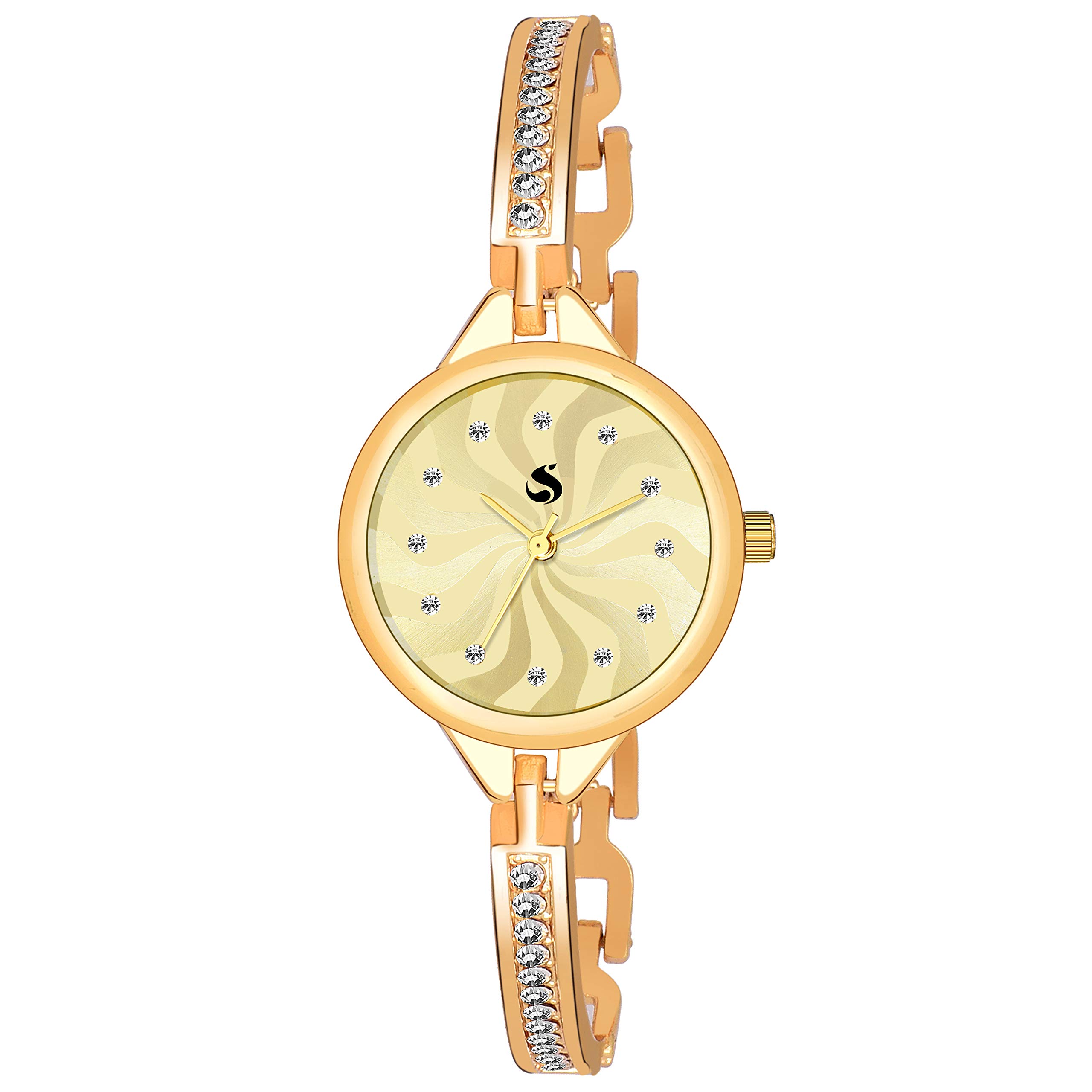 The Shopoholic Analogue Gold Dial Watches for Girls(353) (B07WH1YG9H) Amazon Price History, Amazon Price Tracker