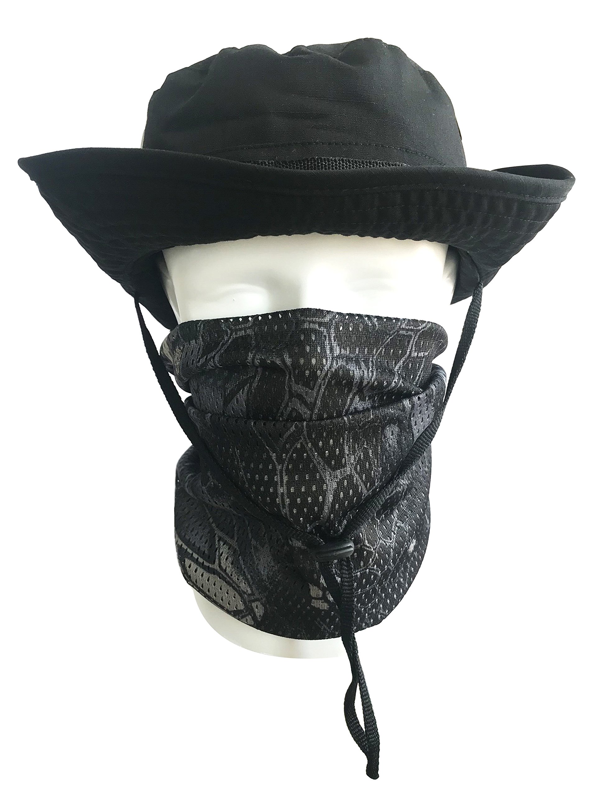 QMFIVE Tactical Airsoft al Aire Libre Ninja Hood Kryptek Camuflaje Flexible Máscara Protectora de Cara Completa — view 4