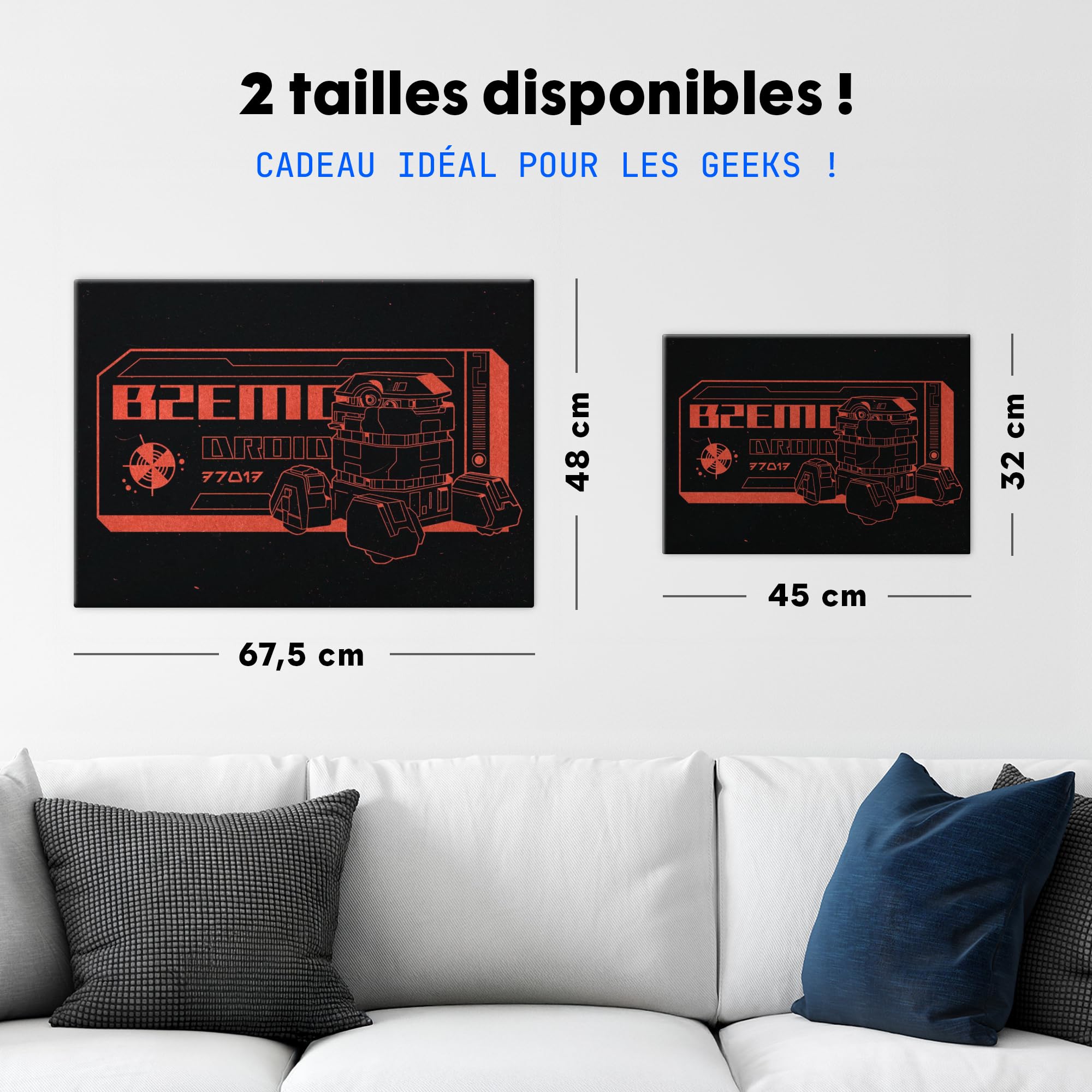 Displate Star Wars Poster da Parete Moderni B2EMO Decorazione da parete Poster decorativi per camera da letto Supporto magnetico 45 x 32 cm