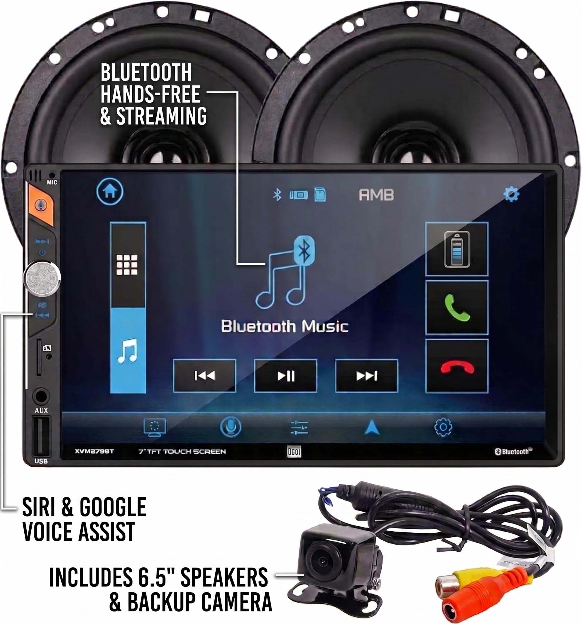 Amazon.com: Dual Electronics XCP1101SP 7in Touchscreen Double DIN