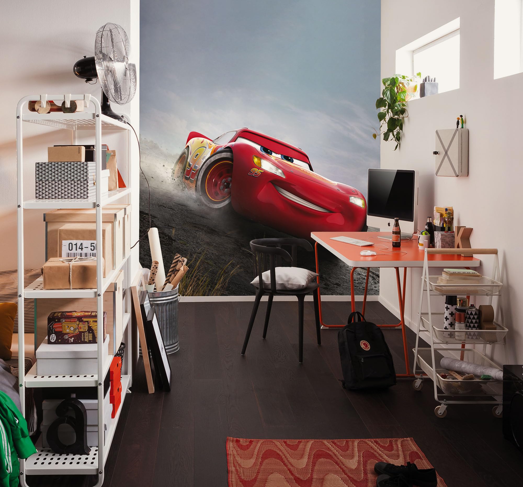 Komar Vlies Fototapete - Disney and Pixar Cars Shine - Größe 200 x 250 cm