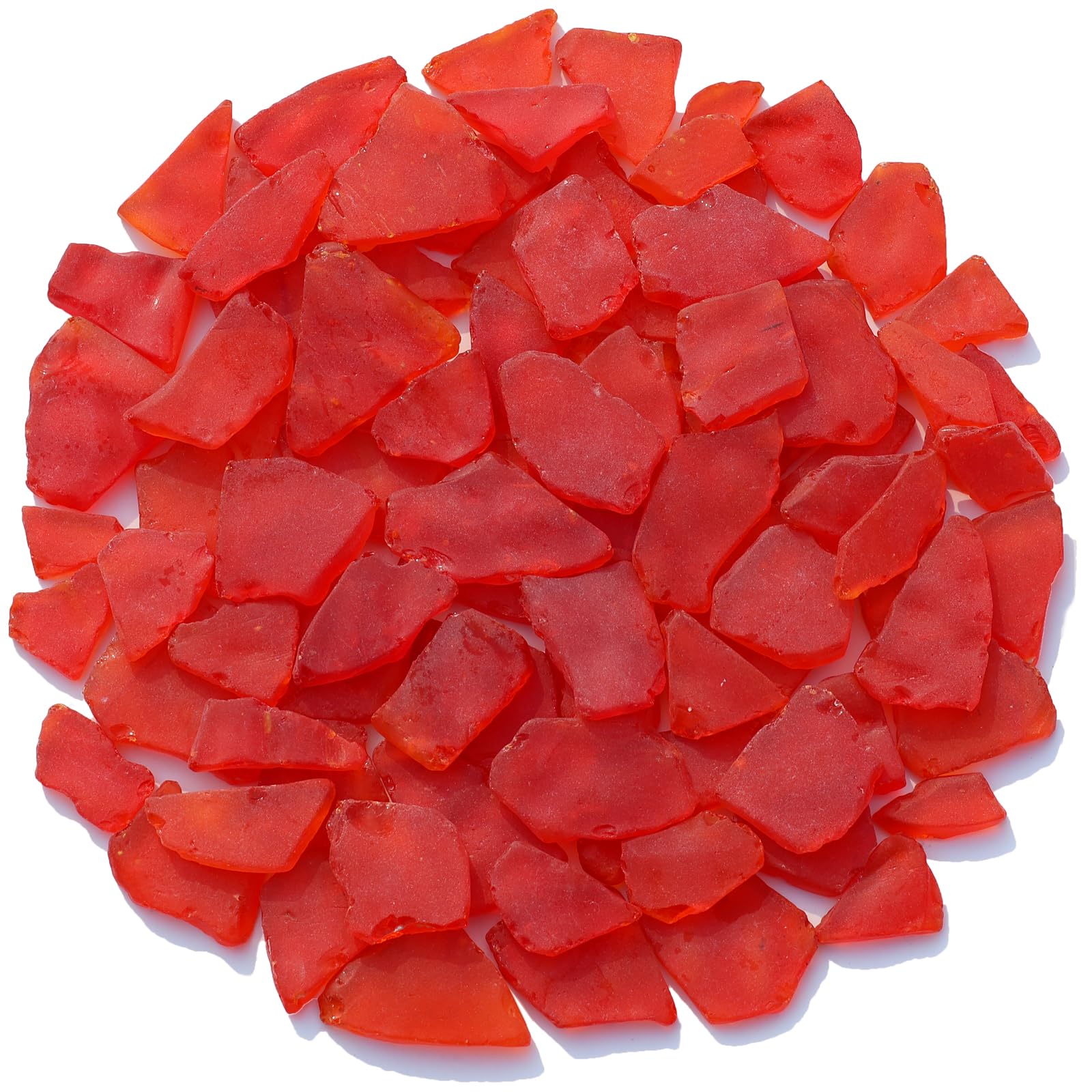Bicchiere di mare per artigianato, 396,9 g, rosso e blu, in vetro smerigliato, riempitivo per vasi e ornamento per acquario, forniture fai da te per arte, matrimoni in spiaggia e decorazioni per la
