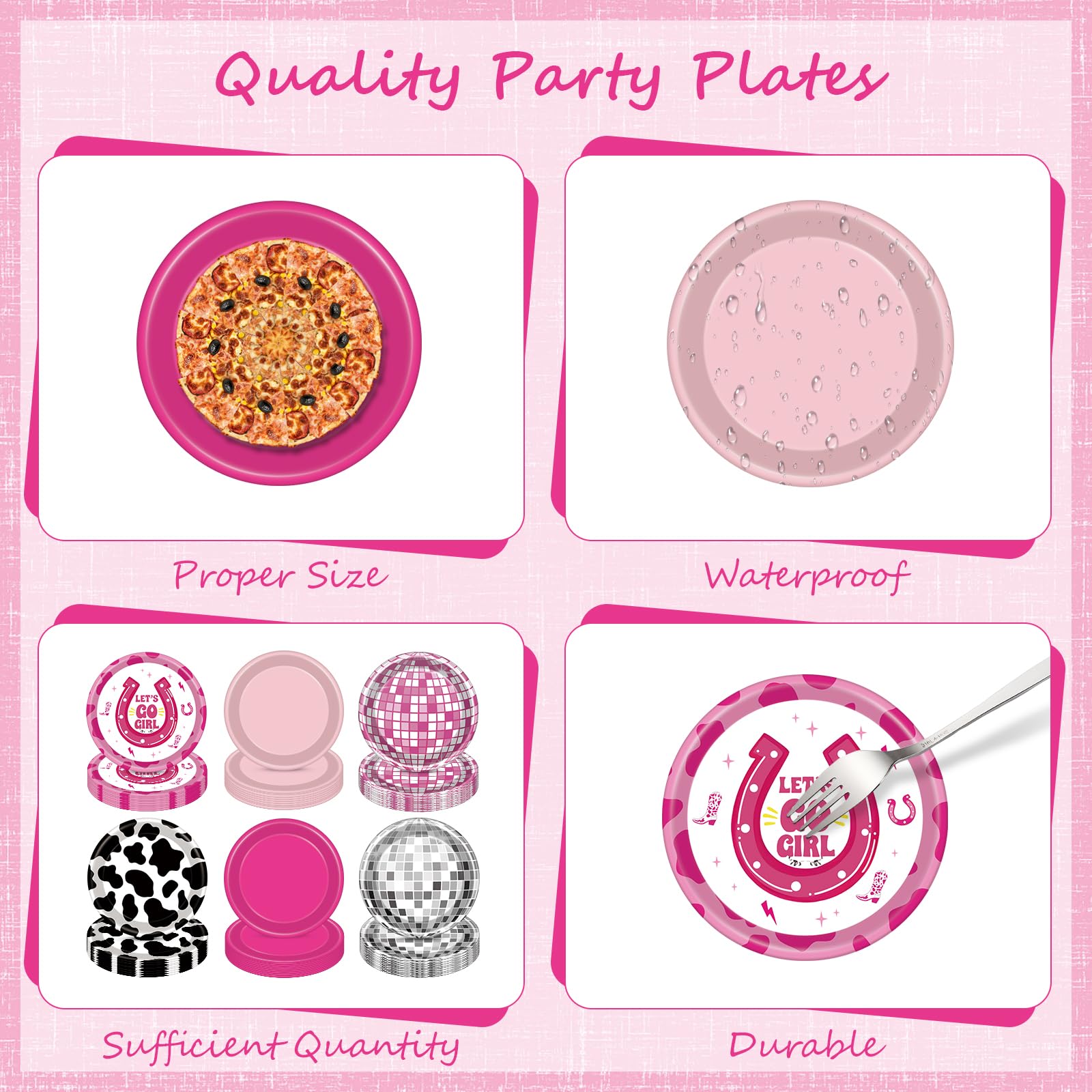 Décoration De Gâteau D'anniversaire Cowgirl - Fournitures De Fête D