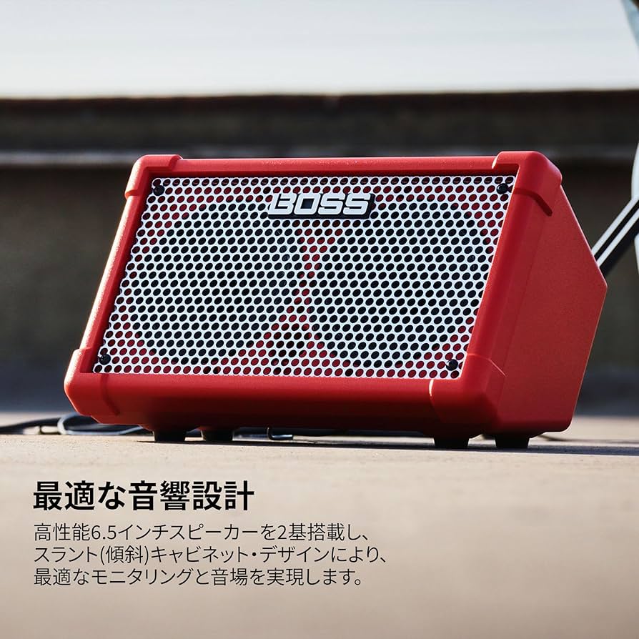 Roland BOSS CUBE Street II スピーカー 赤 アンプ路上 Amazon | 【路上ライブ・ボーカルセット】BOSS/CUBE Street II