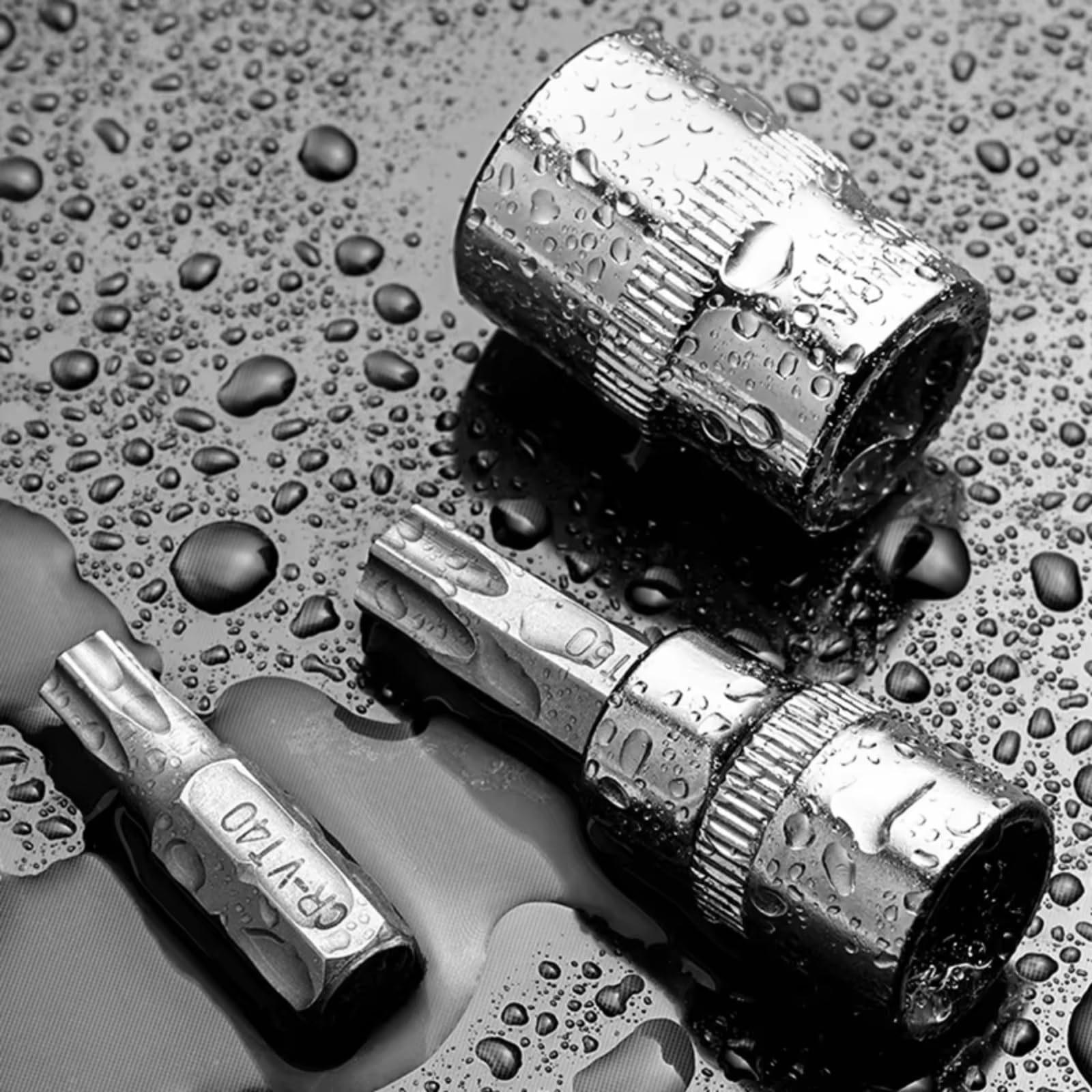 Kit d'outillage mécanique Jeu De Douilles Torx Et E-torx Star 34 Pièces 1/4 "3/8" 1/2" Lecteur Mâle Femelle Embouts Outil Portatif Avec Étui