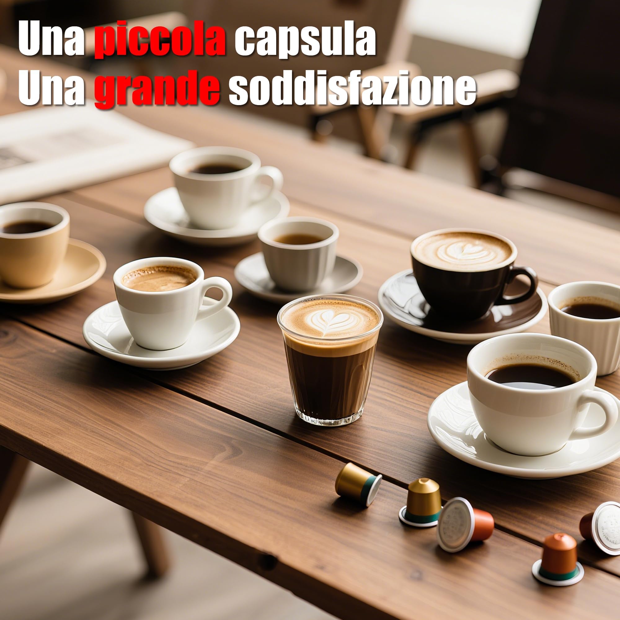 Macchina da caffè 3 in 1 compatta e salvaspazio, compatibile con capsule Nes/DG/Mio e caffè in polvere, 600 ml (ST-551)