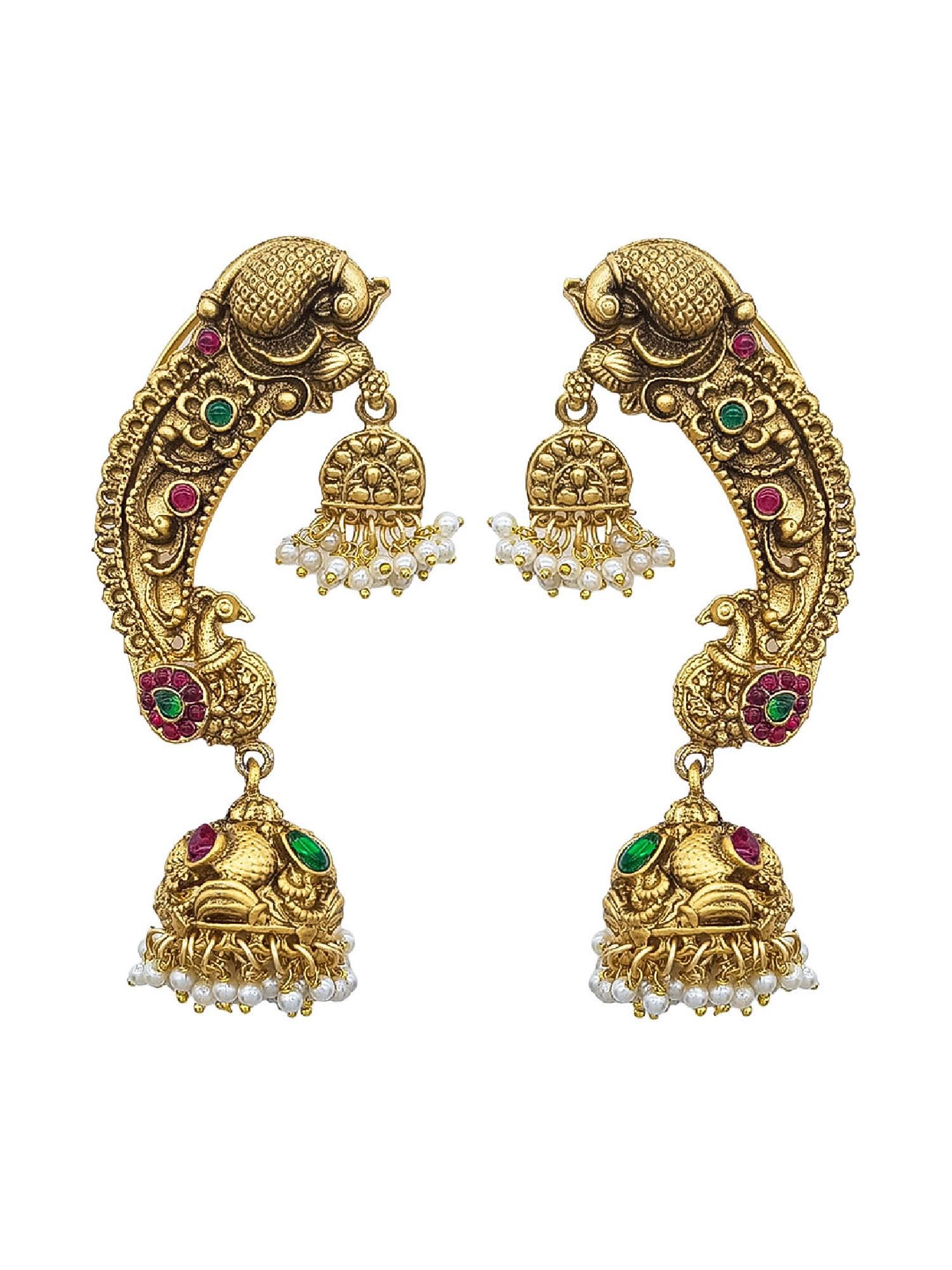Gold Plated Bluetooth Jhumka Earrings (B0CZTKZ4LD) Amazon Price History, Amazon Price Tracker