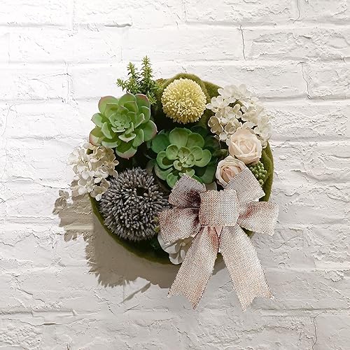 Miniatura 6 de Arcos rústicos de yute para coronas de arpillera, lazos para decoración de árbol de Navidad para boda, vacaciones, cumpleaños, fiesta, decoración de