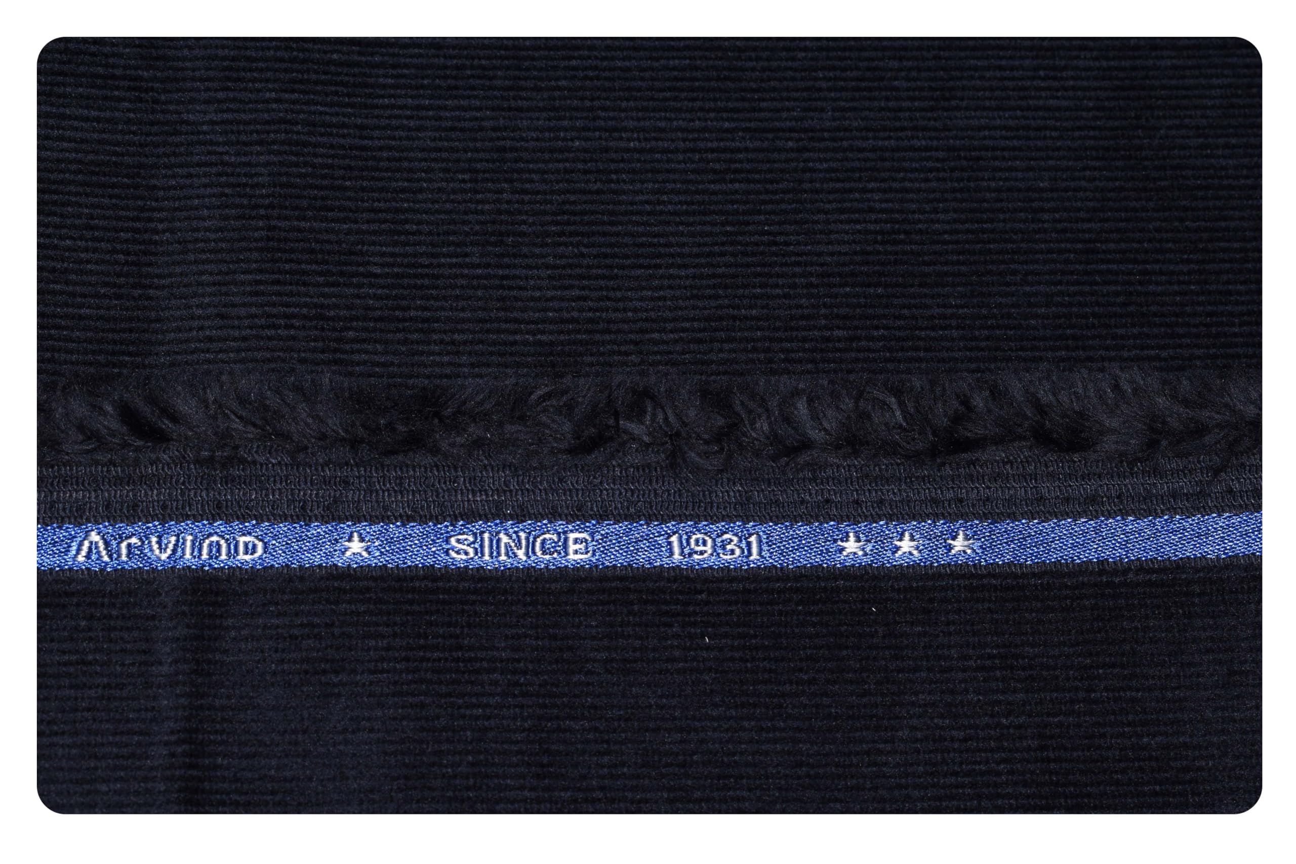 Men's Pure Cotton Corduroy Lycra 18 Wale Trouser Fabric (CODR267)