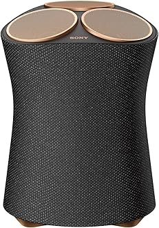 SRS-RA5000 360 Reality Audio Premium Wi-Fi/Bluetooth Wireless Speaker, Works with Alexa and Google Assistant, Black