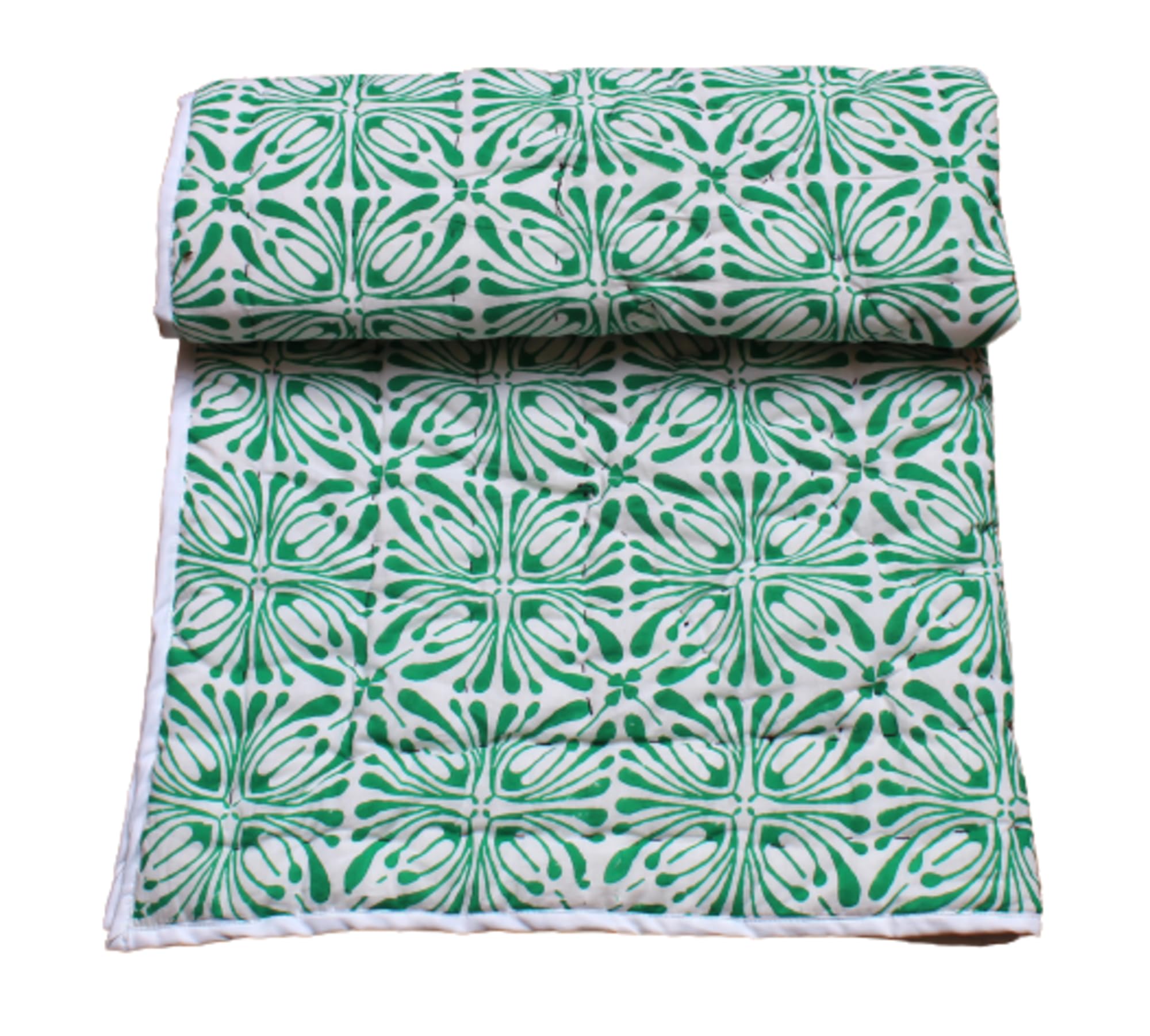 Couvre-lit bébé Kantha en coton pour créer un nid douillet dans le berceau