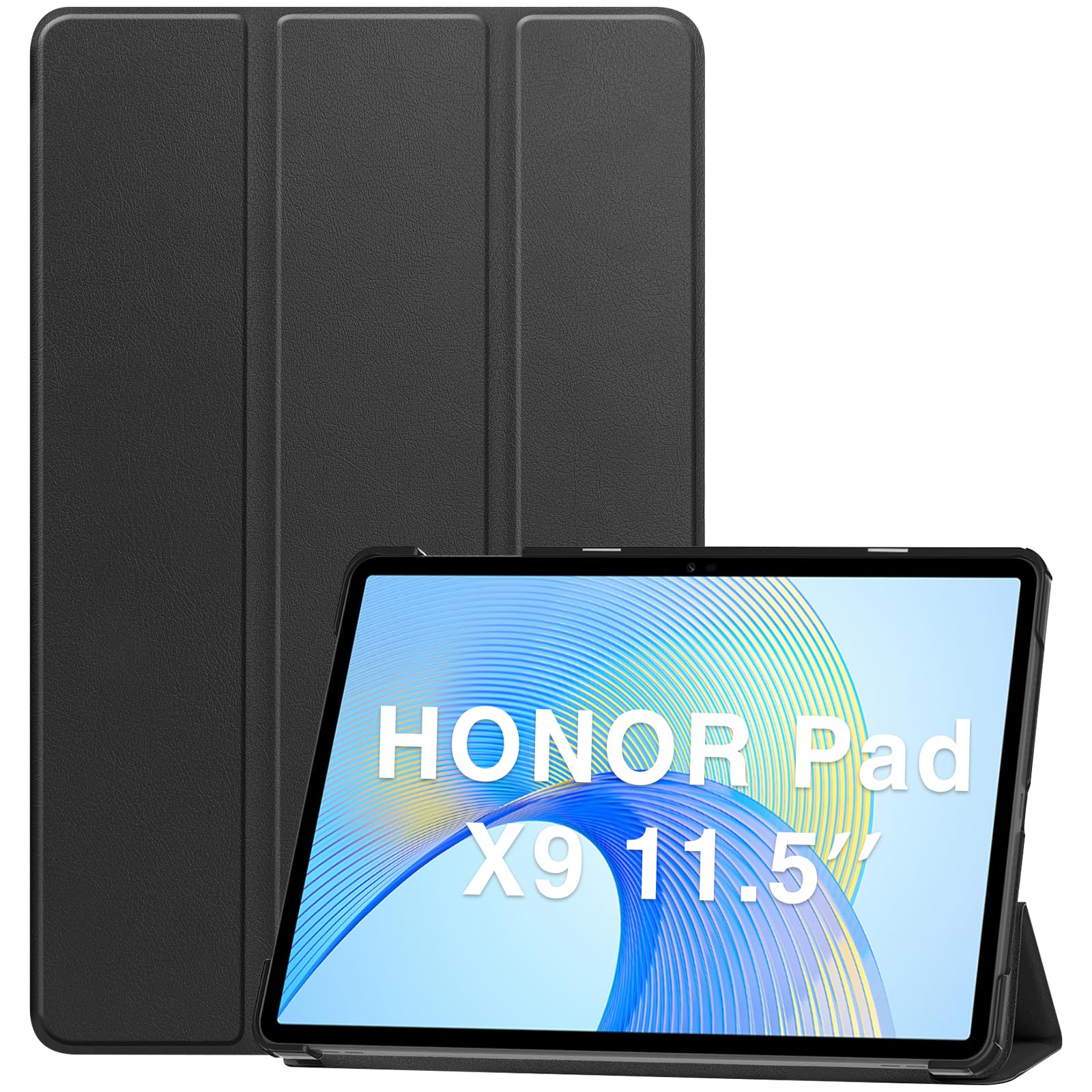 ProCase Smart Case for HONOR Pad X9 11.5", Slim Cover Stand Hard Shell Case for HONOR Pad X9 11.5" –Black