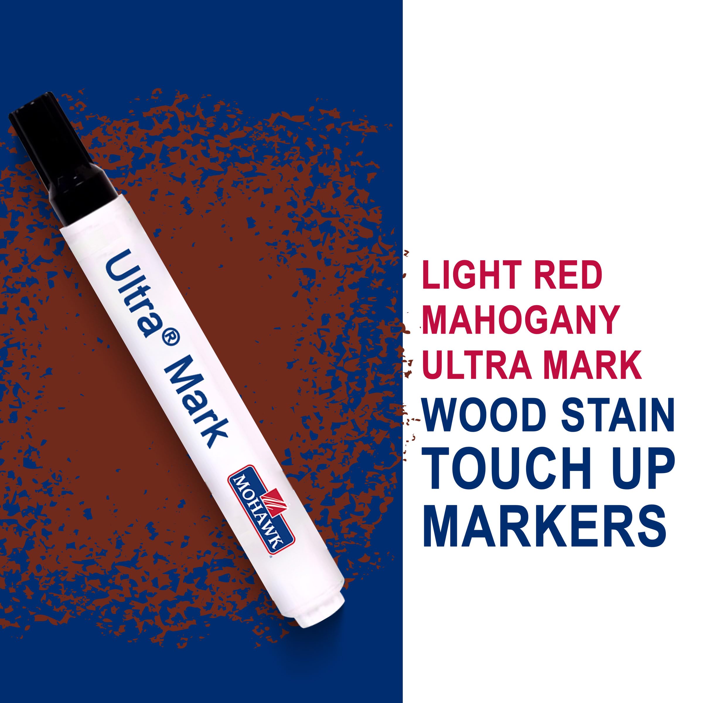 Mohawk Finishing Products Ultra Mark Wood Stain Touch Up Marker, Light Red Mahogany M280-0218, 1 Count