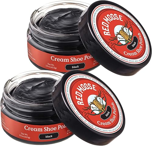 Miniatura 9 de Esmalte en crema para botas y zapatos de alta calidad, fabricado en los Estados Unidos, alce rojo