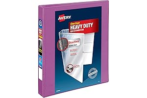 Organize with Style: Avery Purple 3 Ring Binder for Effortless Document Storage