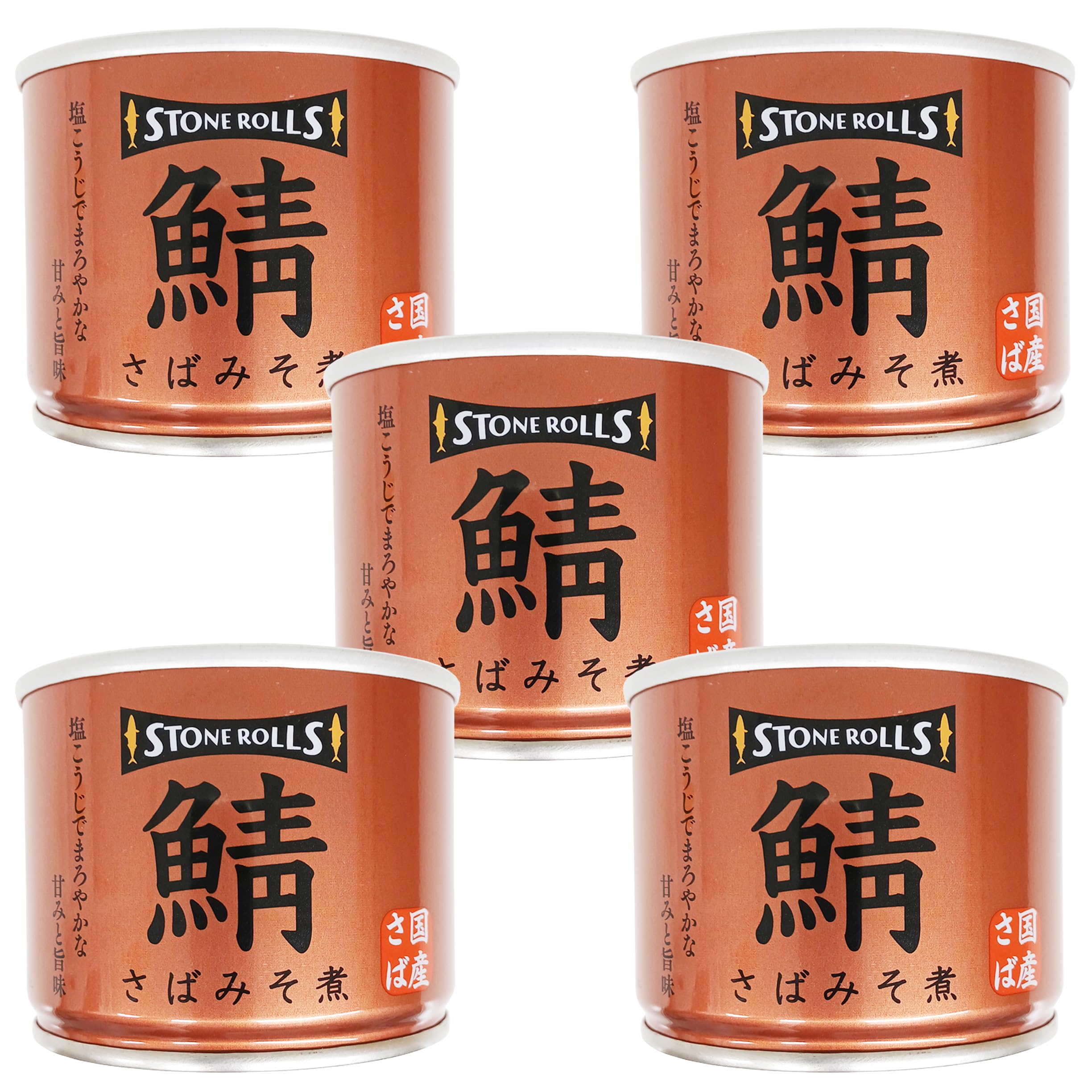 STONE ROLLS さば味噌煮 24缶セット　【みそ煮】 STONE ROLLS さばみそ煮 タンパク質29.1g 190g 24缶セット