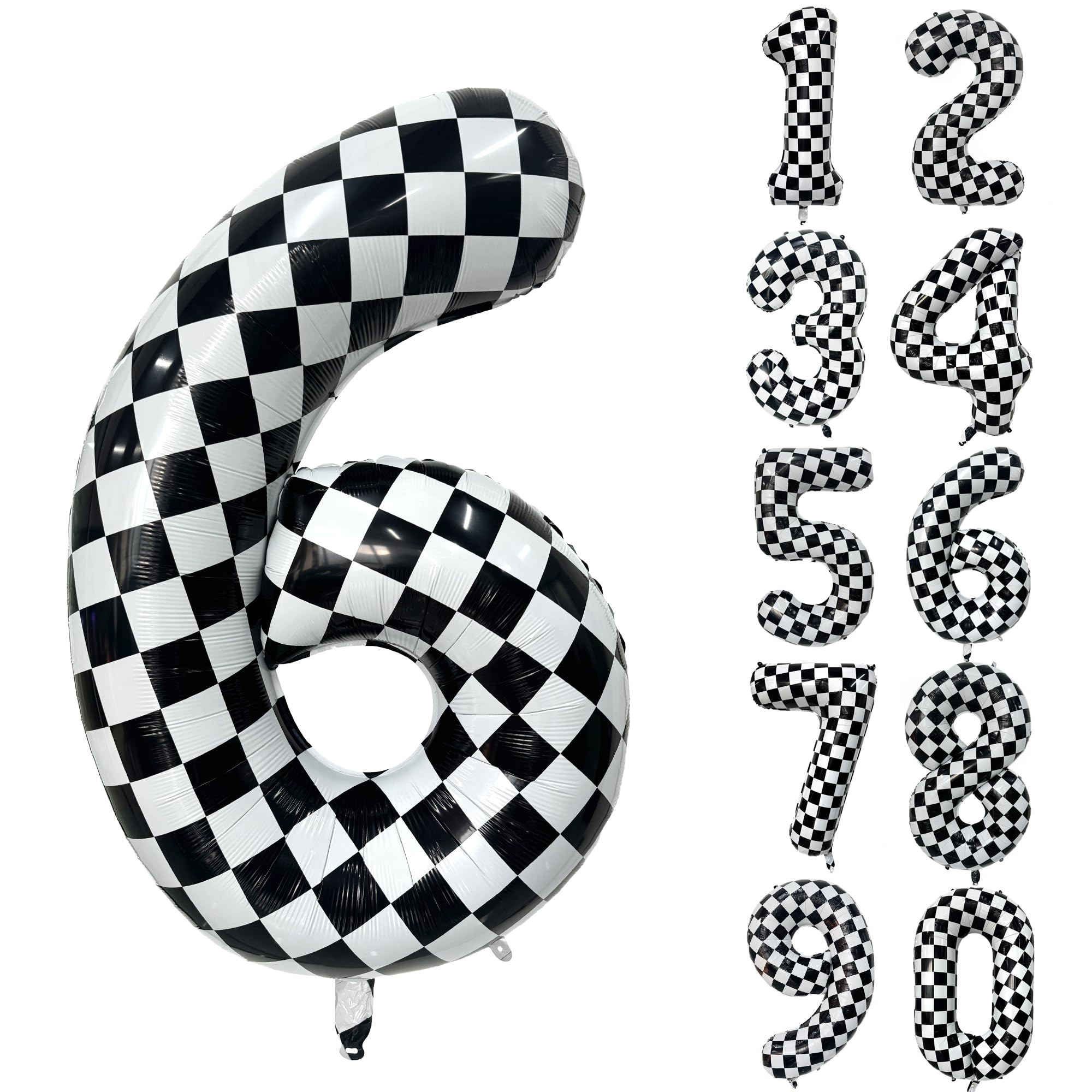 Red 0 balloon 40 Inch Giant Helium Foil Number 0 to 9 Red Balloon Birthday Wedding Party Digital Decorations (Number 0) — view 626