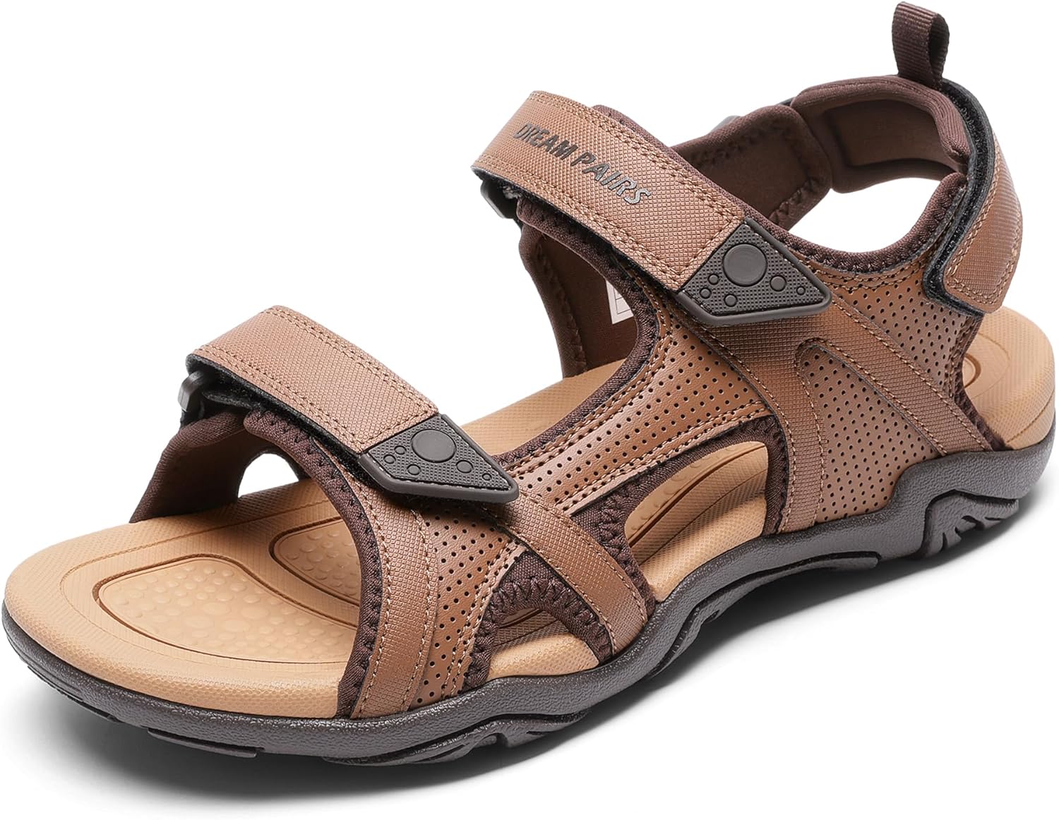 DREAM PAIRS Men's Sandals Hiking Water Beach Sport Outdoor Athletic Arch Support Summer Sandals