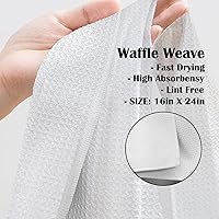 Vista 6 de OHSUL Preppy - Toalla de cocina absorbente de color rosa intenso con estampado de leopardo verde bosque, toalla de cocina, toalla de mano retro