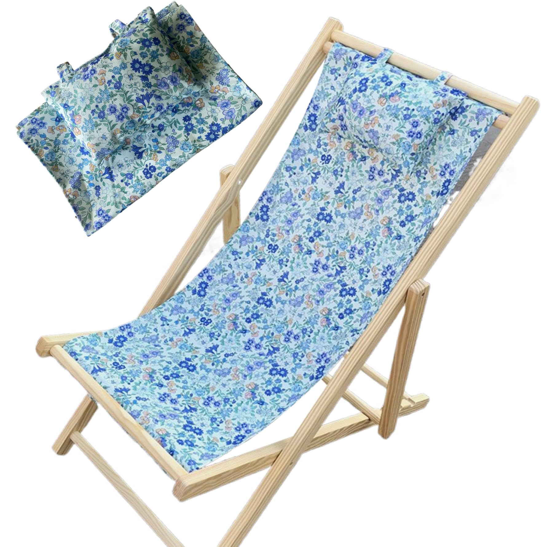 Tissu remplacement chaise à bandoulière doux et respirant bleu