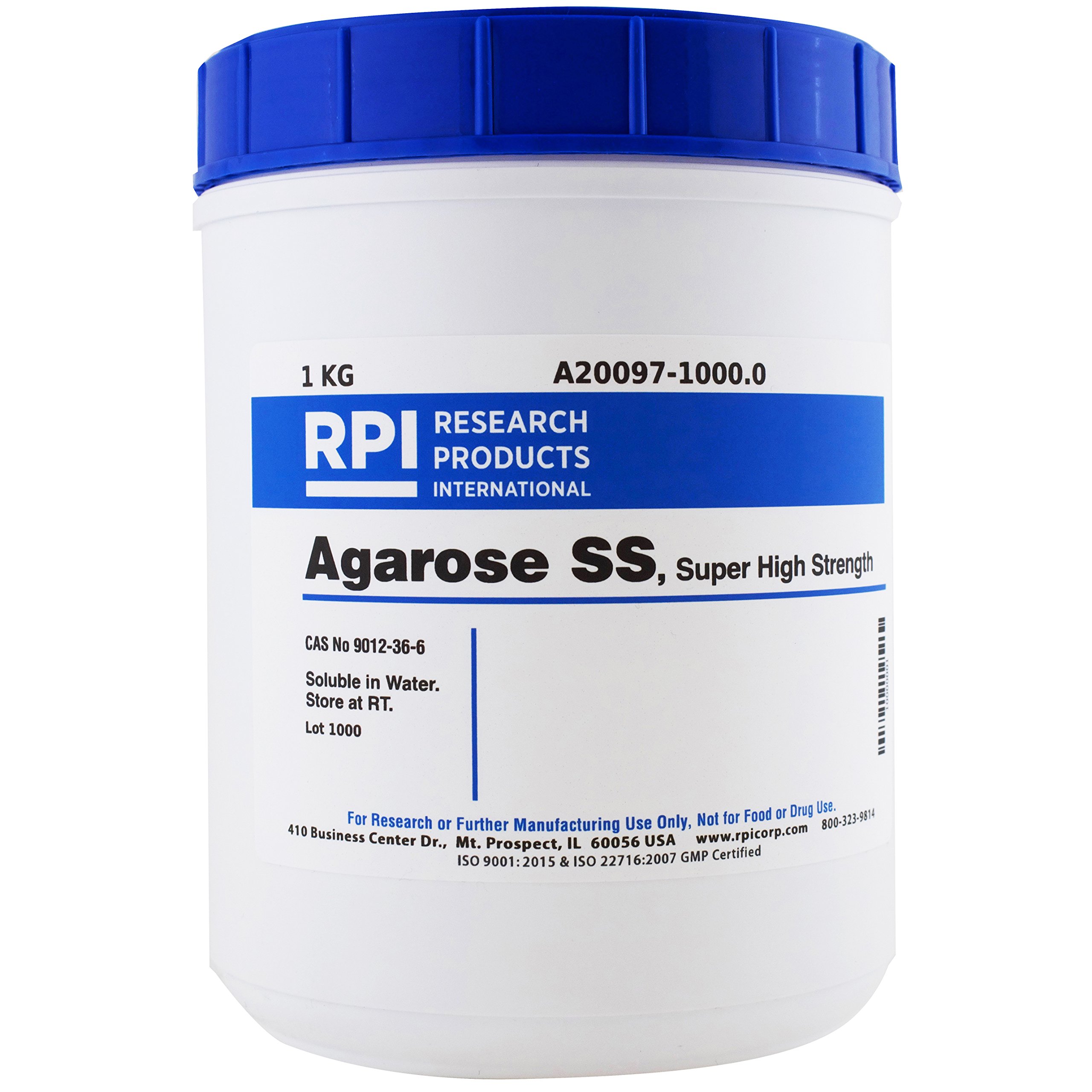 Agarose SS, Super High Strength, Molecular Biology Grade, 1 Kilogram