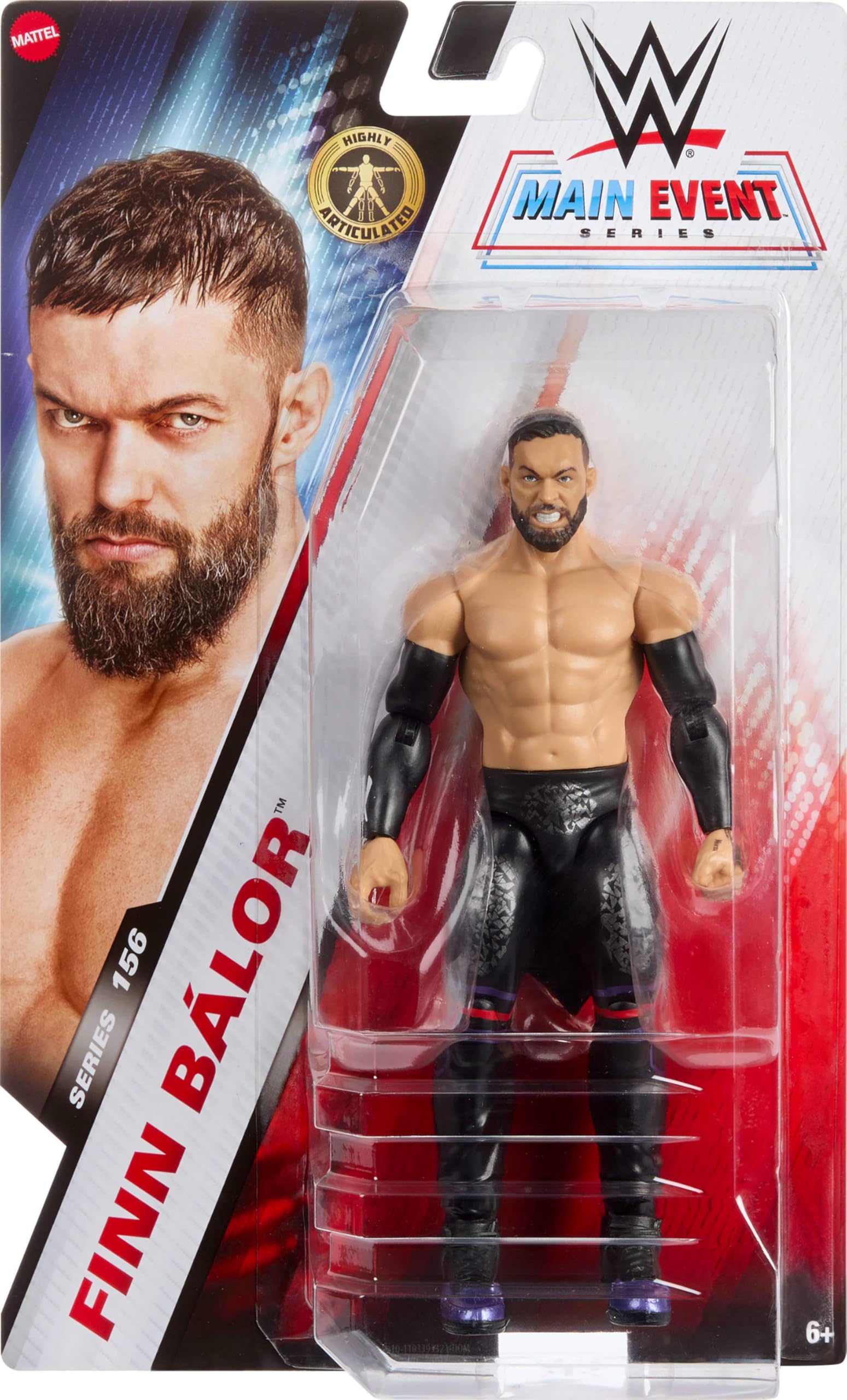 Mattel WWE Finn Balor Action Figure, Main Event Series #156, 6