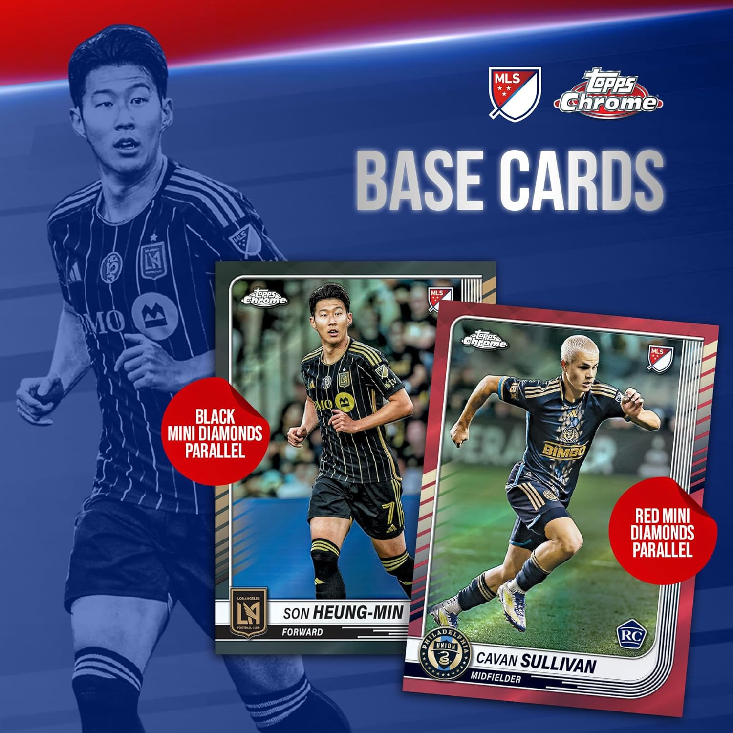 Topps Chrome MLS 2025 - Factory Sealed - Value Box and 35pt 3x4 Top Loaders, 100 Count - Standard Size Clear Rigid Card Holders for Trading Card Protection