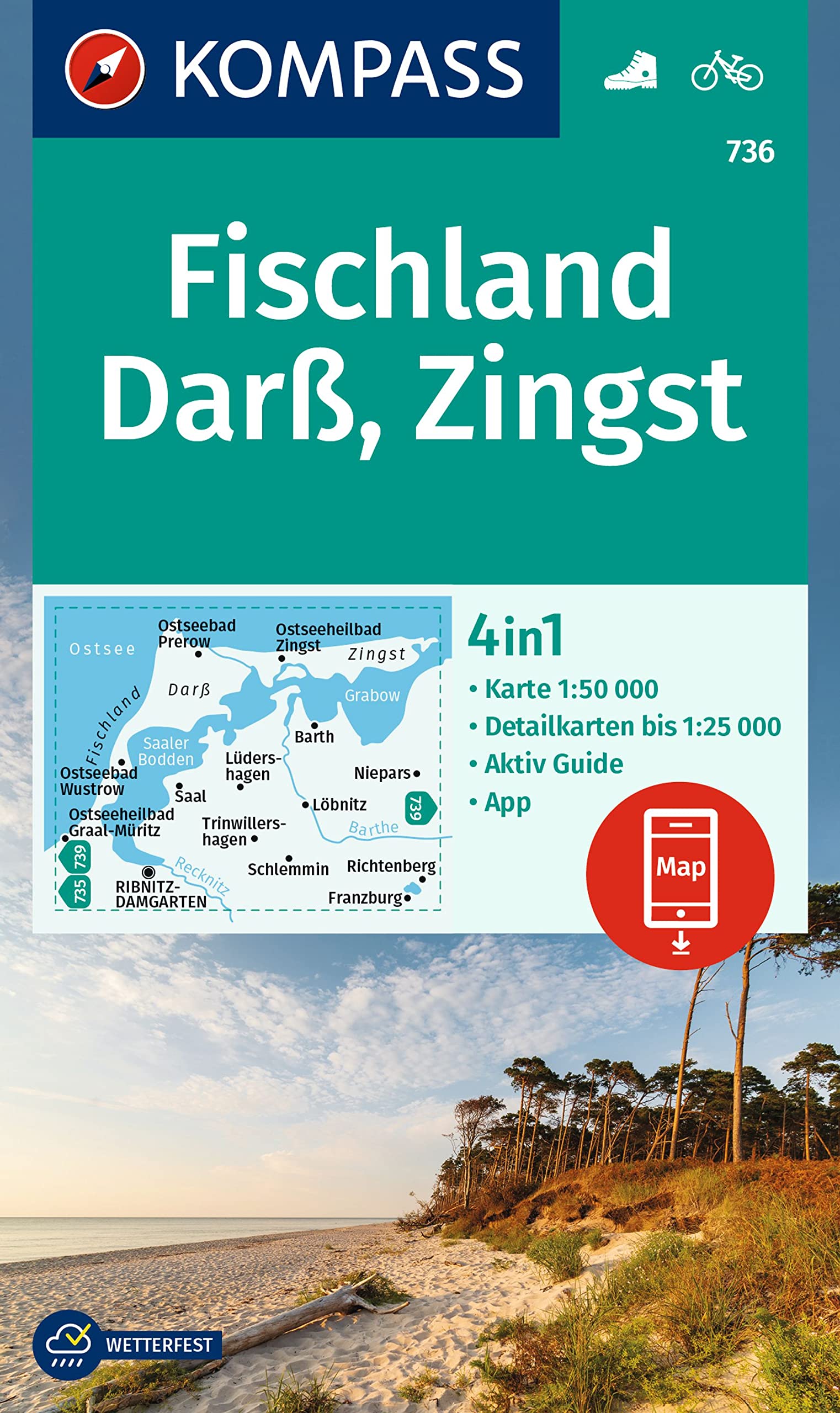 Fischland / Darß / Zingst + Aktiv Guide (736)