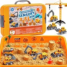 Construction Sensory Bin for Toddlers Gifts for 3 Year Old Boys