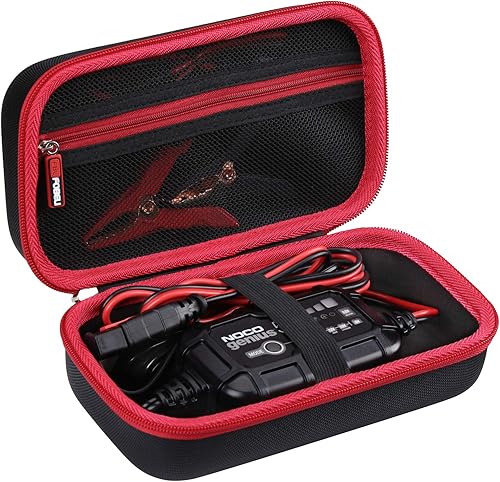 Miniatura 10 de FBLFOBELI Funda de viaje rígida compatible con NOCO GENIUS10/para Boost X GBX45 GB50 UltraSafe Jump Starter, cargador de batería inteligente