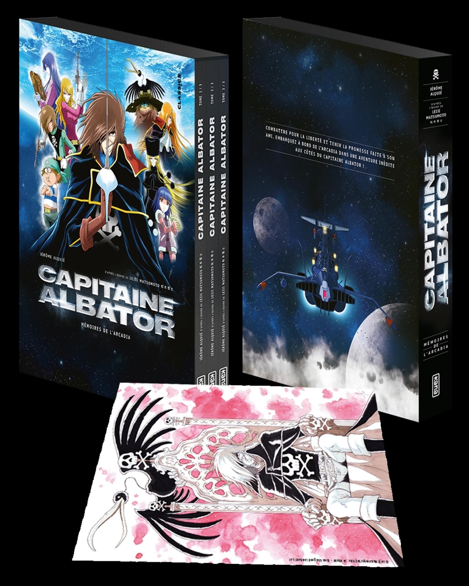 Coffret Capitaine Albator - Mémoires de l'Arcadia nouvelle édition intégrale + ex libris