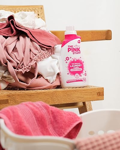 Miniatura 2 de Stardrops - The Pink Stuff - The Miracle Laundry - Acondicionador líquido de tela de 32 onzas, paquete de 2, 2.0 libras (82379), ruibarbo