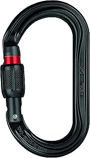 Petzl M33 a SLN NEUF OK léger ovale Mousqueton, Vis, Noir