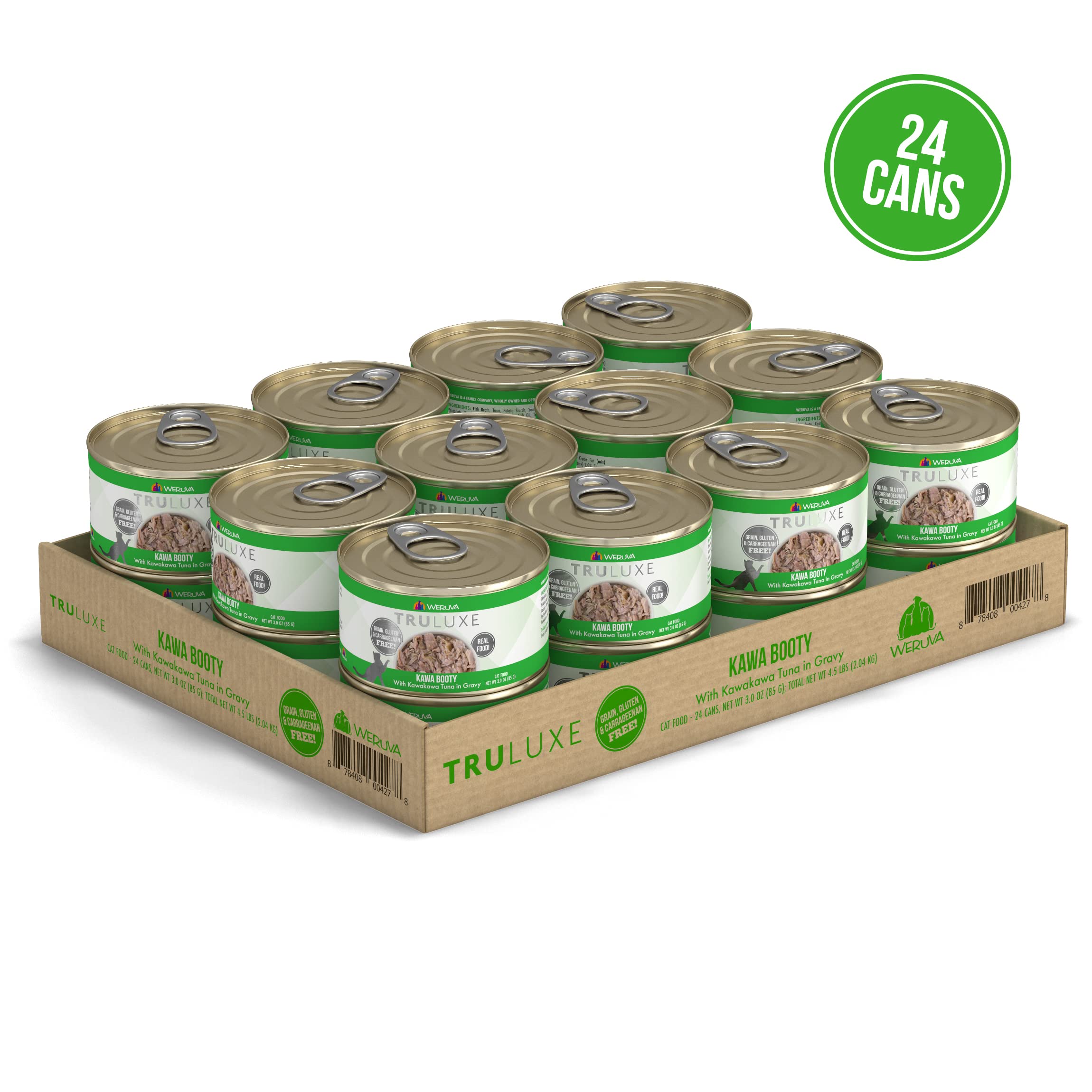 Buy Weruva's TruLuxe Cat Food, Kawa Booty with Kawakawa Tuna in Gravy