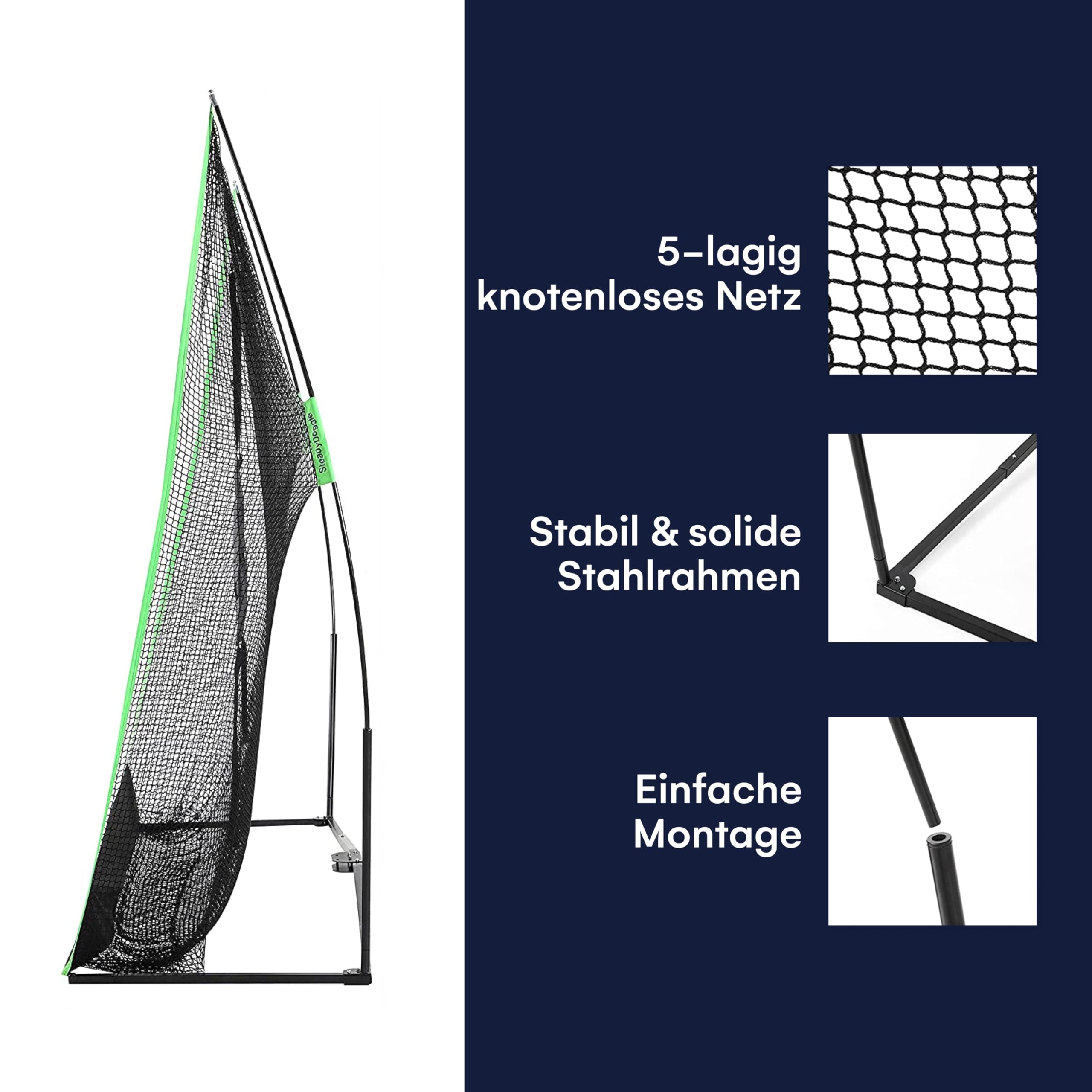 10" x 7" Golfnetz für Garten und Zuhause - Komplettes Golfset mit Chipping-Ziel und Tragetasche - Vielseitiges Golfnetz für Indoor und Outdoor - Einfacher Aufbau, Golfabschlagnetz