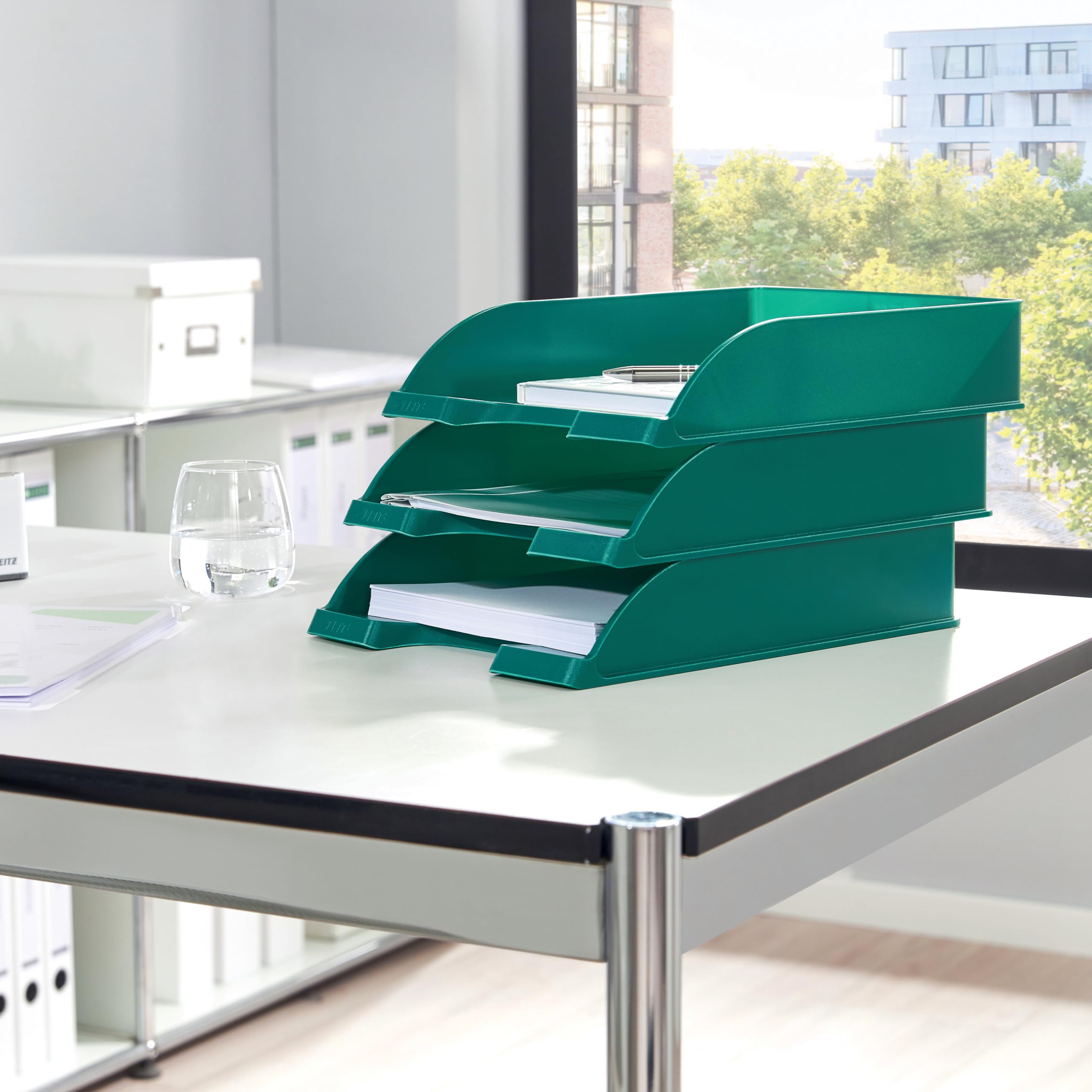 Leitz Bandeja portadocumentos verde Pack