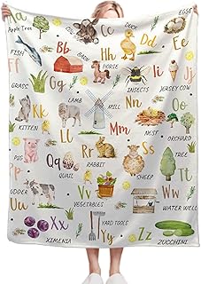 Animal Alphabet Blanket